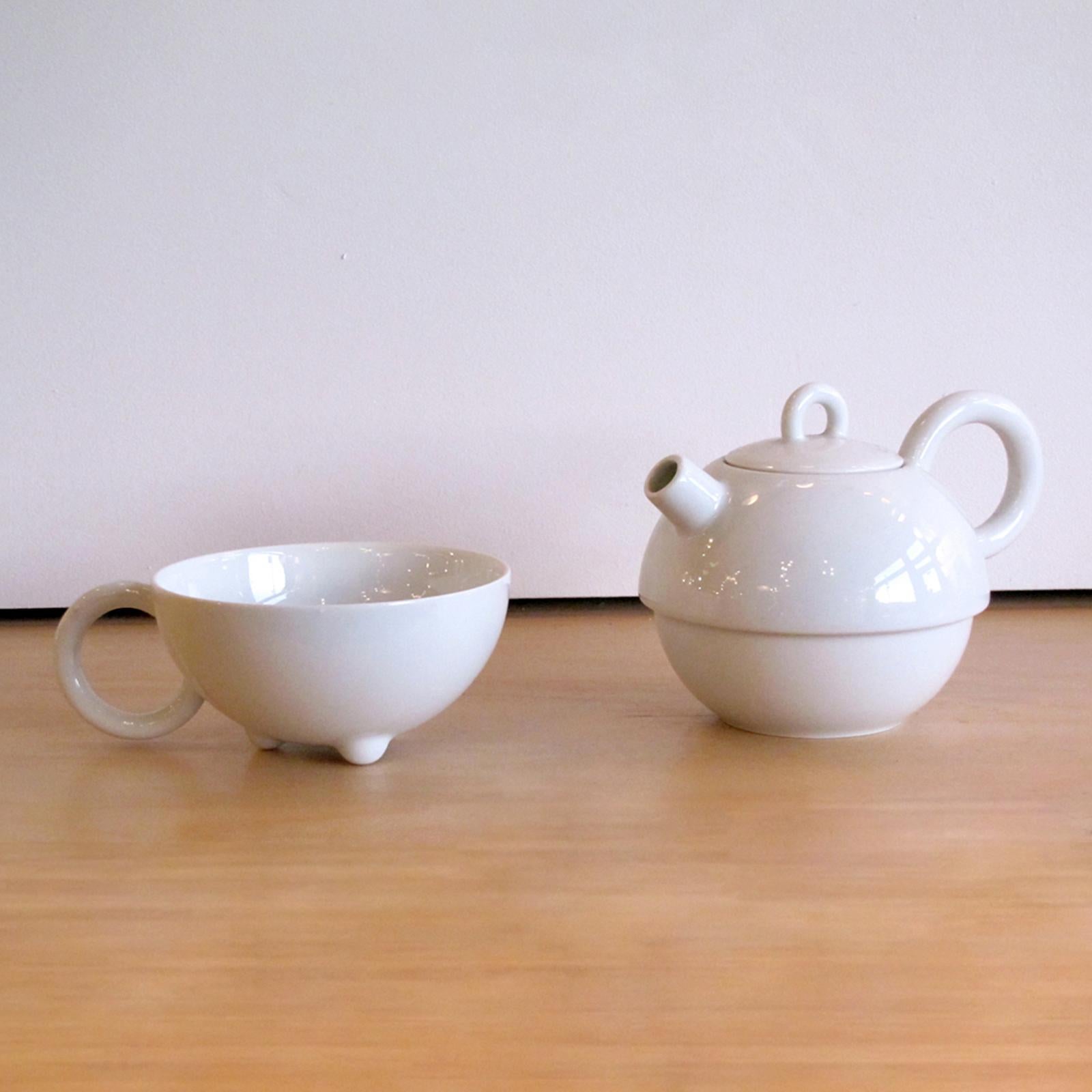 Matteo Thun für Arzberg Tea-for-One Set, 1980 (Ende des 20. Jahrhunderts) im Angebot