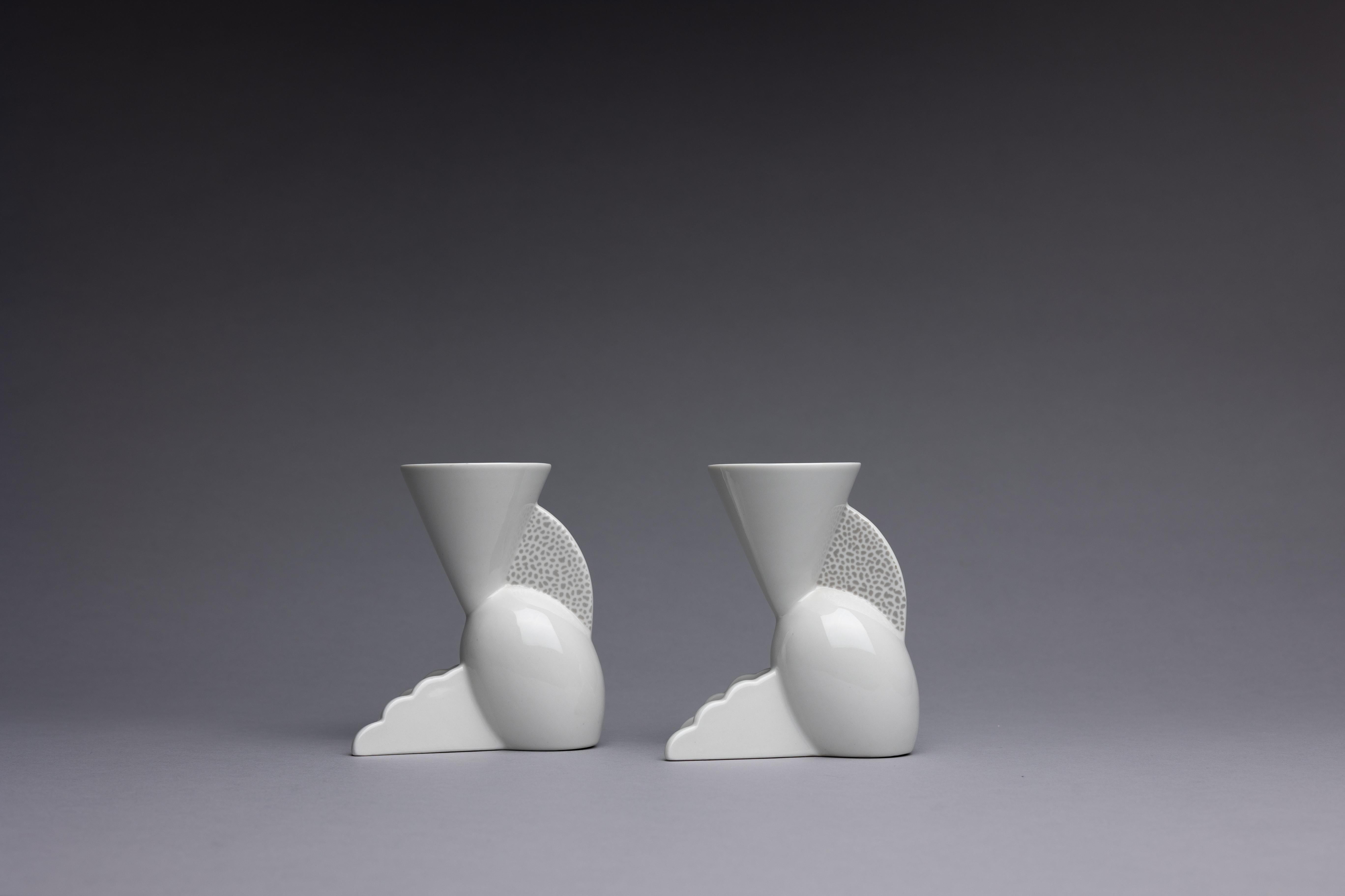 Post-Modern Matteo Thun Memphis Milano Pair of 'Onega' Cocktail Cups For Sale