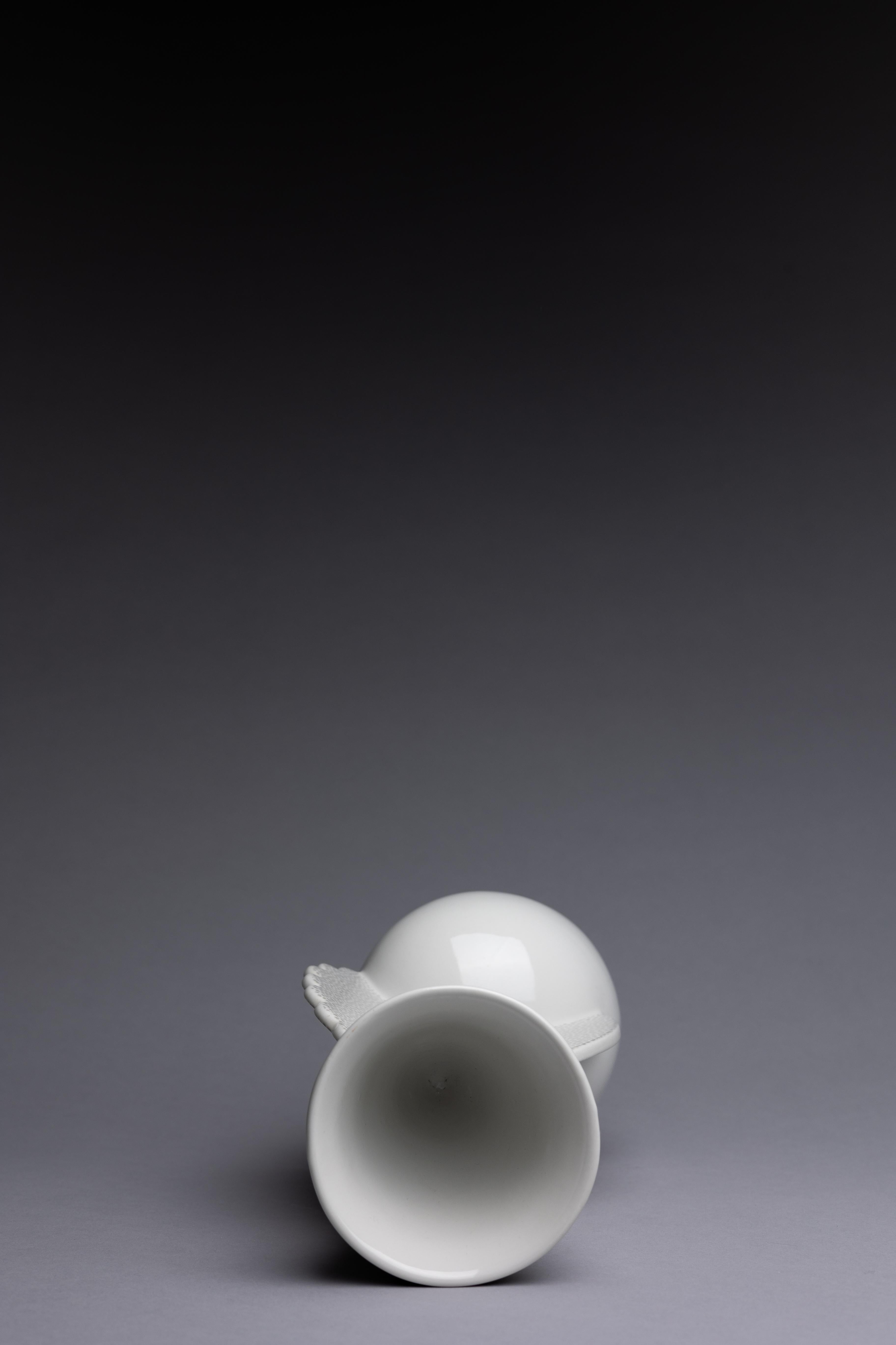Glazed Matteo Thun Memphis Original 1982 Design Vase