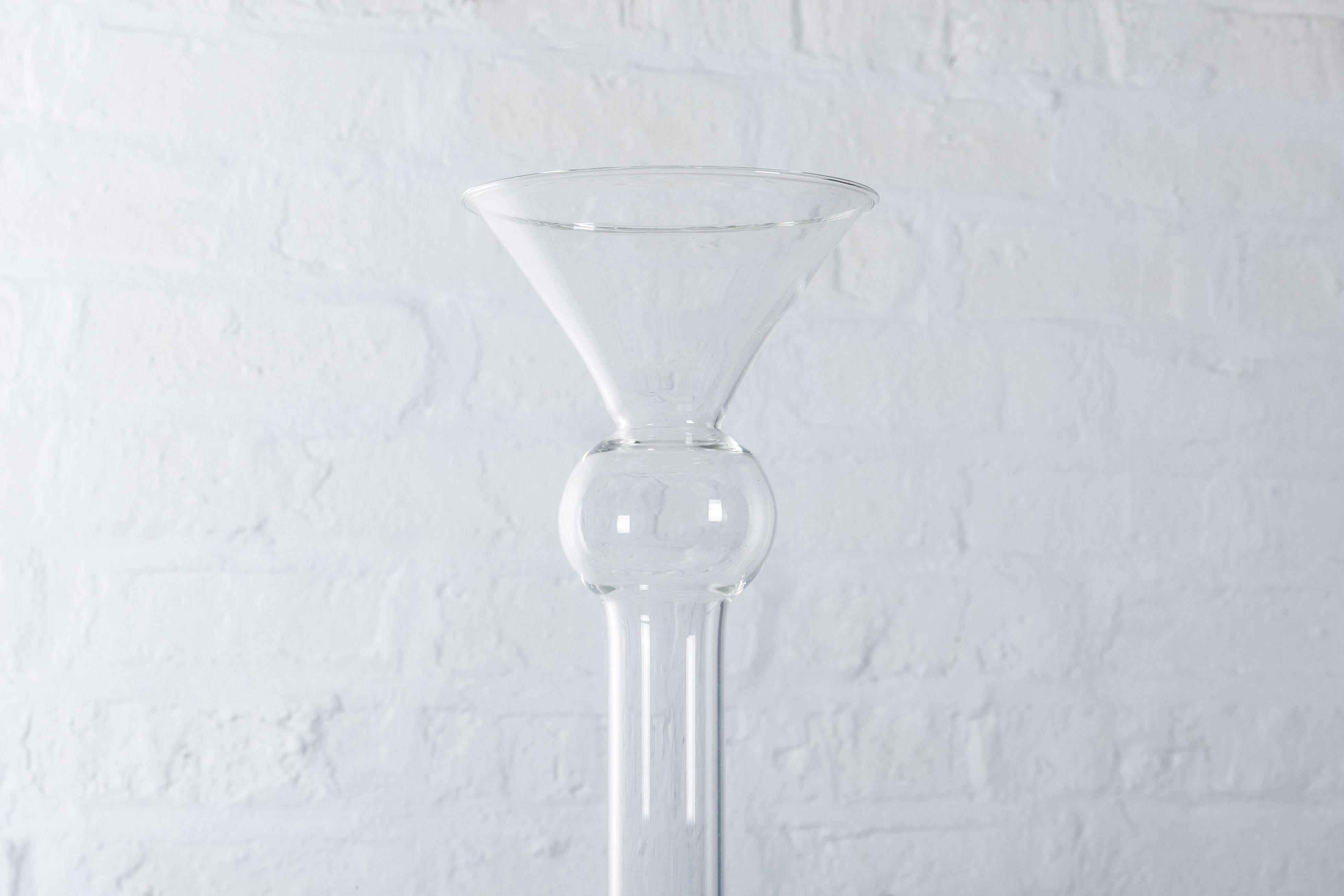 Fine XX secolo Vaso in vetro di Murano Matteo Thun per Barovier & Toso, firmato, datato, 1987 in vendita