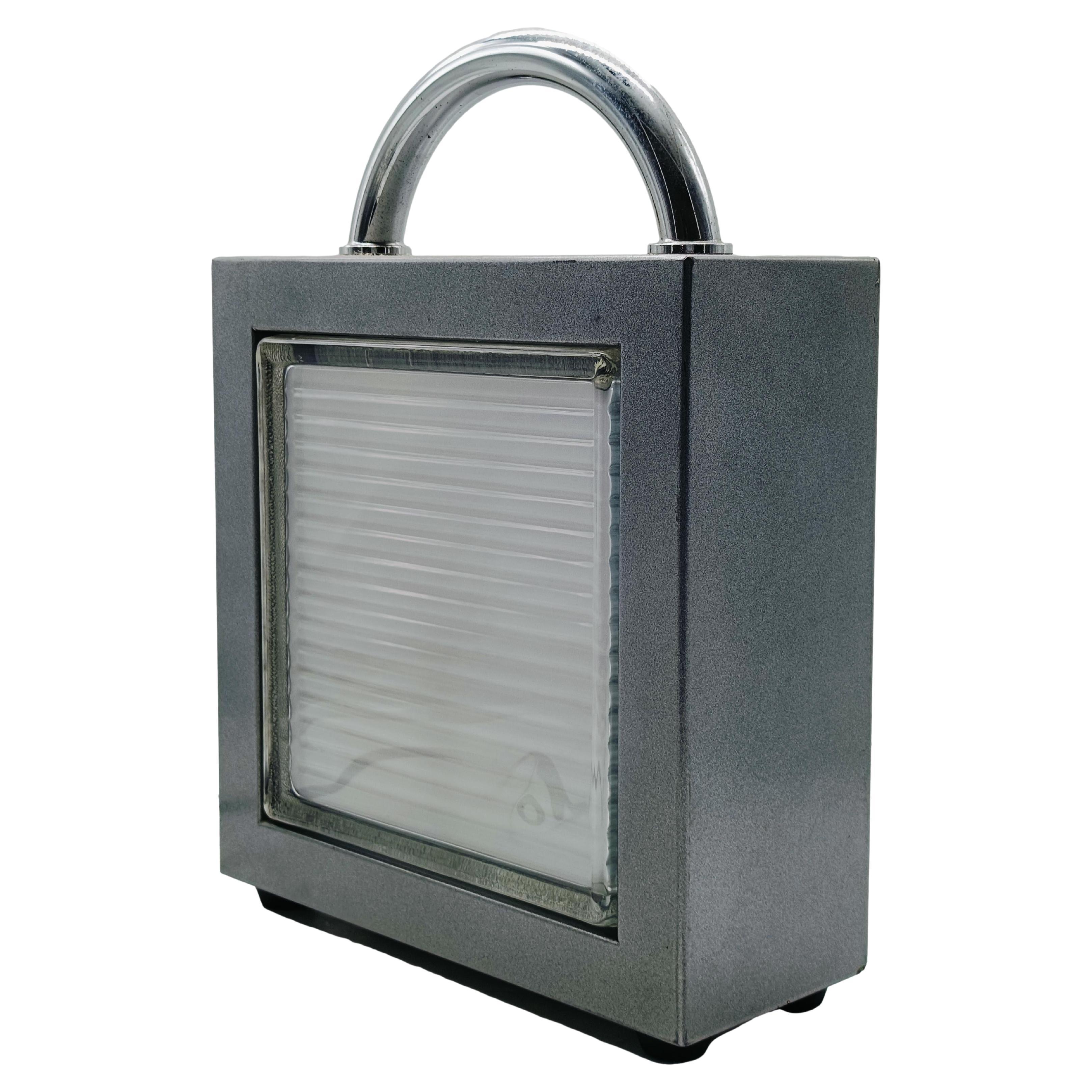 Matteo Thun for Bieffeplast "Valigetta" Table Lamp, Italy 1985