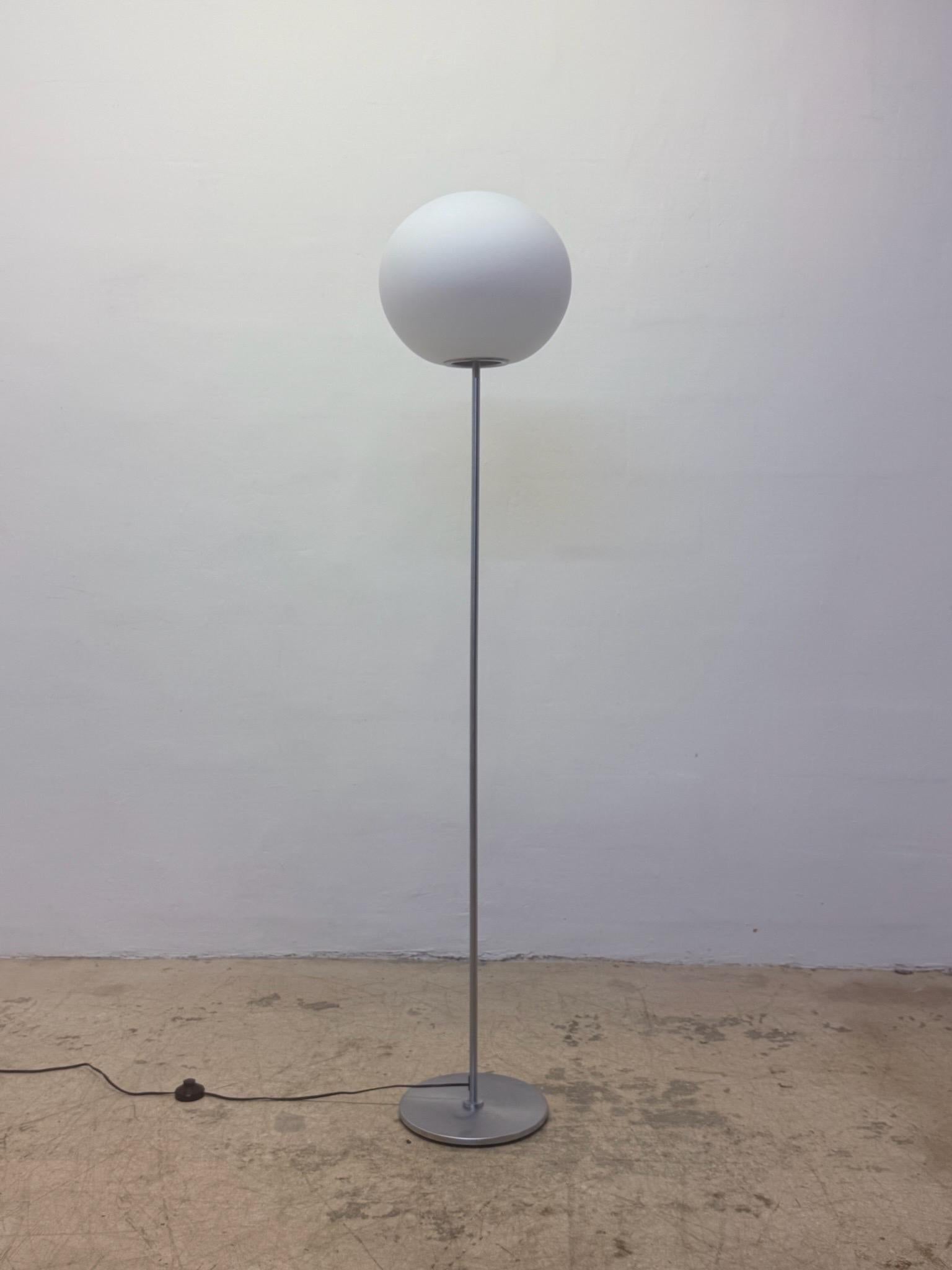 Modern Matteo Thun “Sphera F” Blown Glass Globe Floor Lamp for Leocos, Italy For Sale