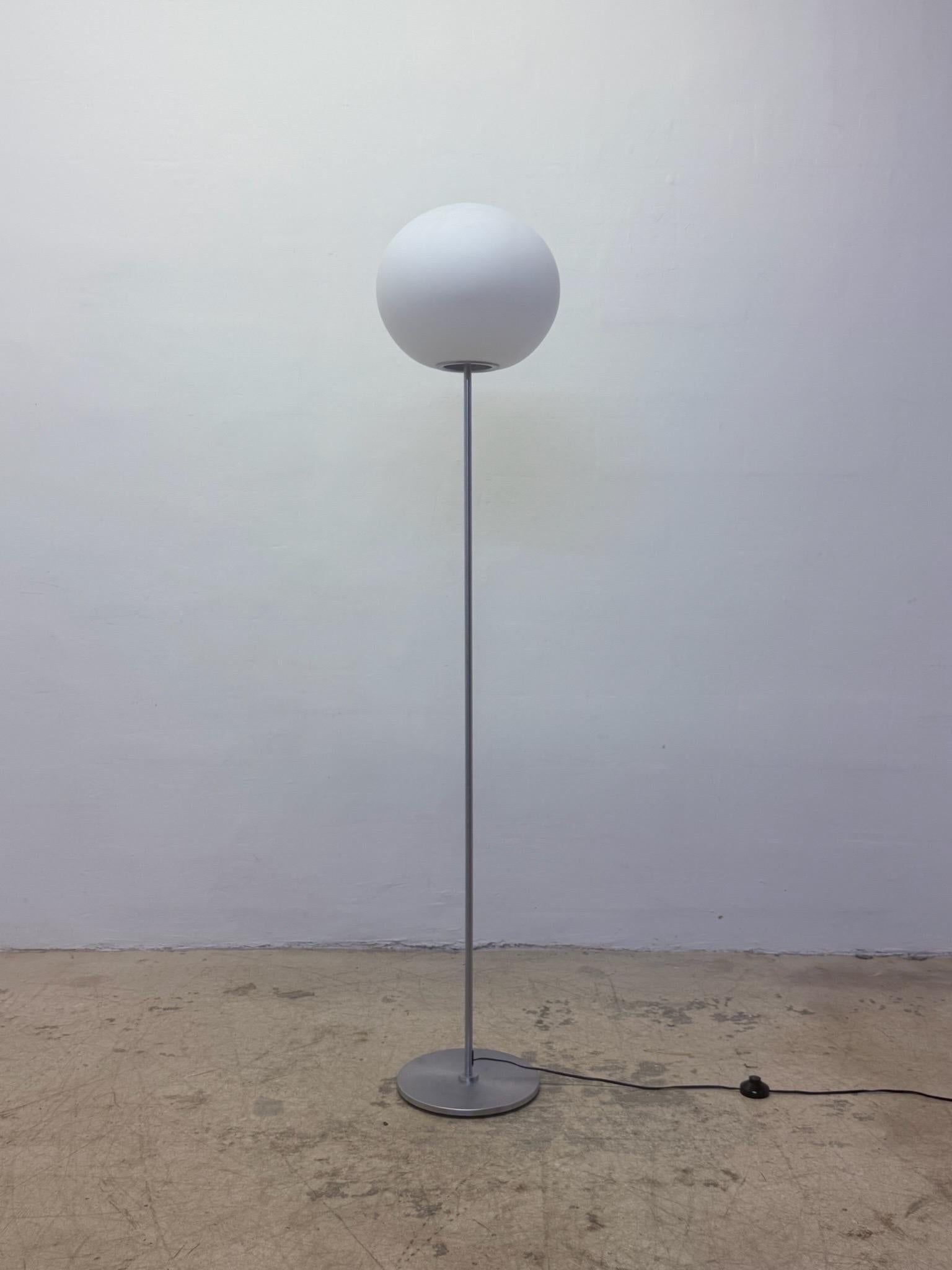 Italian Matteo Thun “Sphera F” Blown Glass Globe Floor Lamp for Leocos, Italy For Sale