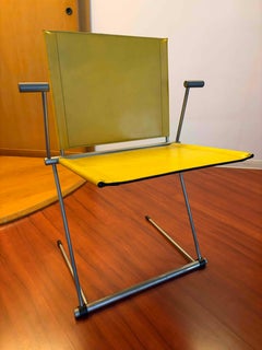 Matteograssi Ballerina Chair with armrests by Hebert Ohl, Vintage Italian Design