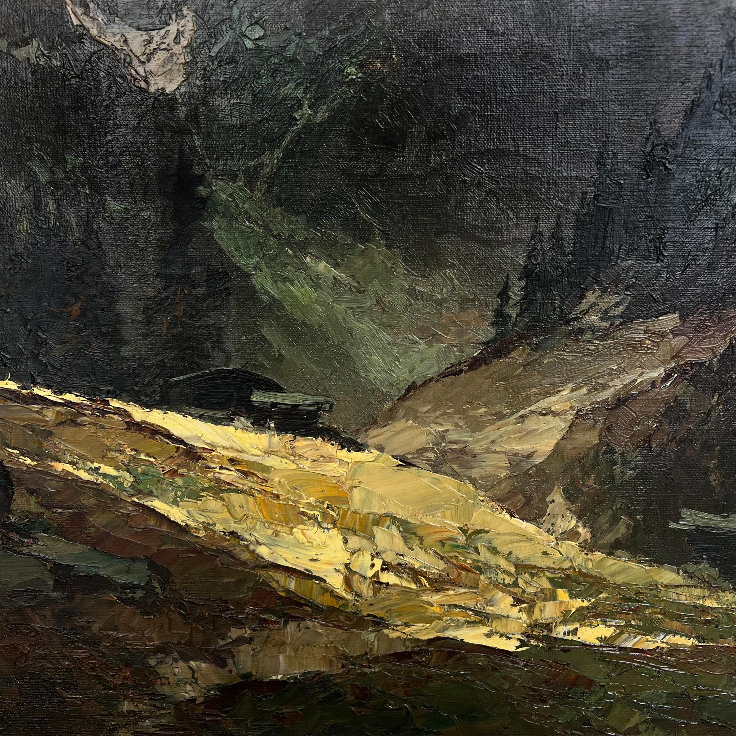 Mid-20th Century 'Matterhorn', a Painting by Arno Lemke