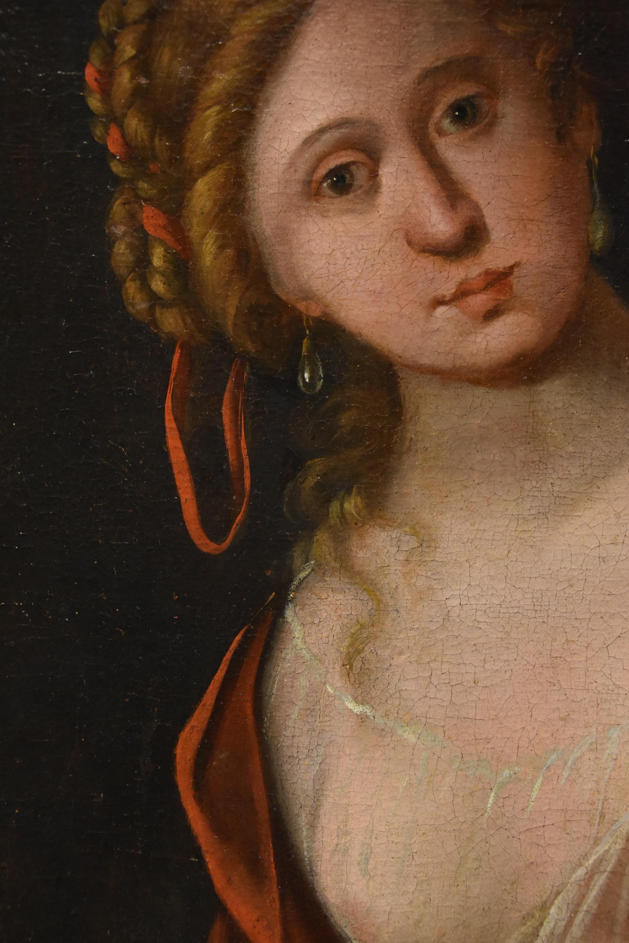 Terwesten Frau Allegory Kunstgemälde Öl auf Leinwand 17/18. Jahrhundert Alter Meister  im Angebot 6