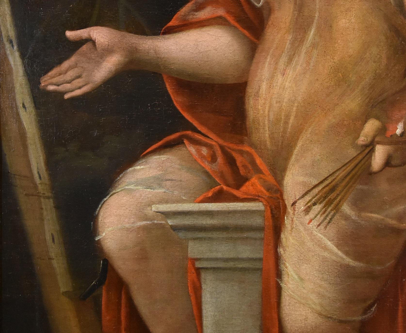 Terwesten Frau Allegory Kunstgemälde Öl auf Leinwand 17/18. Jahrhundert Alter Meister  im Angebot 10