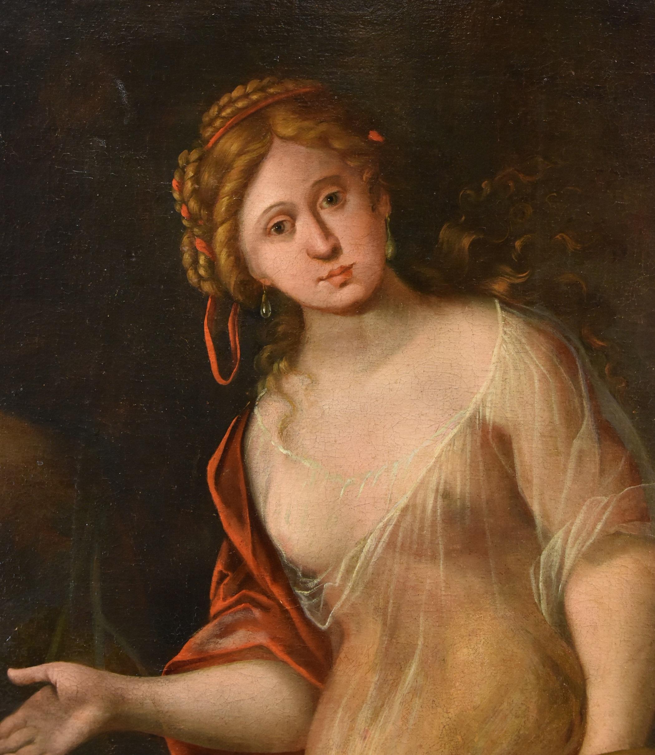 Terwesten Woman Allegory Art Paint Oil on canvas 17/18th Century Old master  For Sale 1