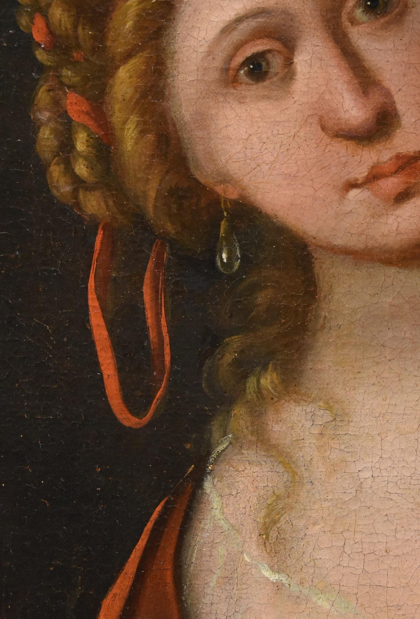Terwesten Frau Allegory Kunstgemälde Öl auf Leinwand 17/18. Jahrhundert Alter Meister  im Angebot 5