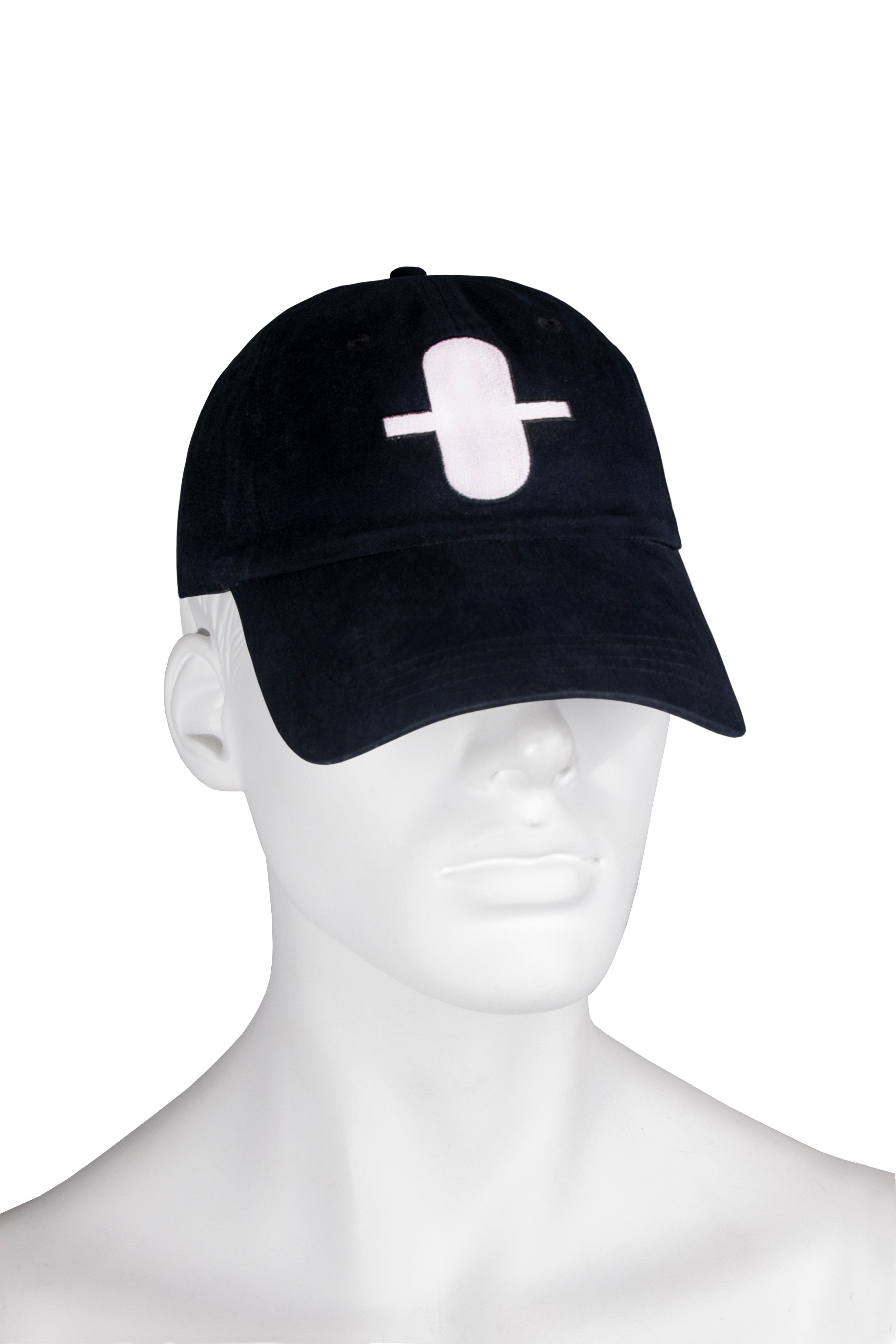 A Matthew Barney Cremaster Cycle cap, circa 2002. This incredibly rare hat was made in a limited edition for The Cremaster Cycle (1994-2002) exhibit at the Guggenheim Museum. It prominently features the artist's iconic insignia named the 'Field