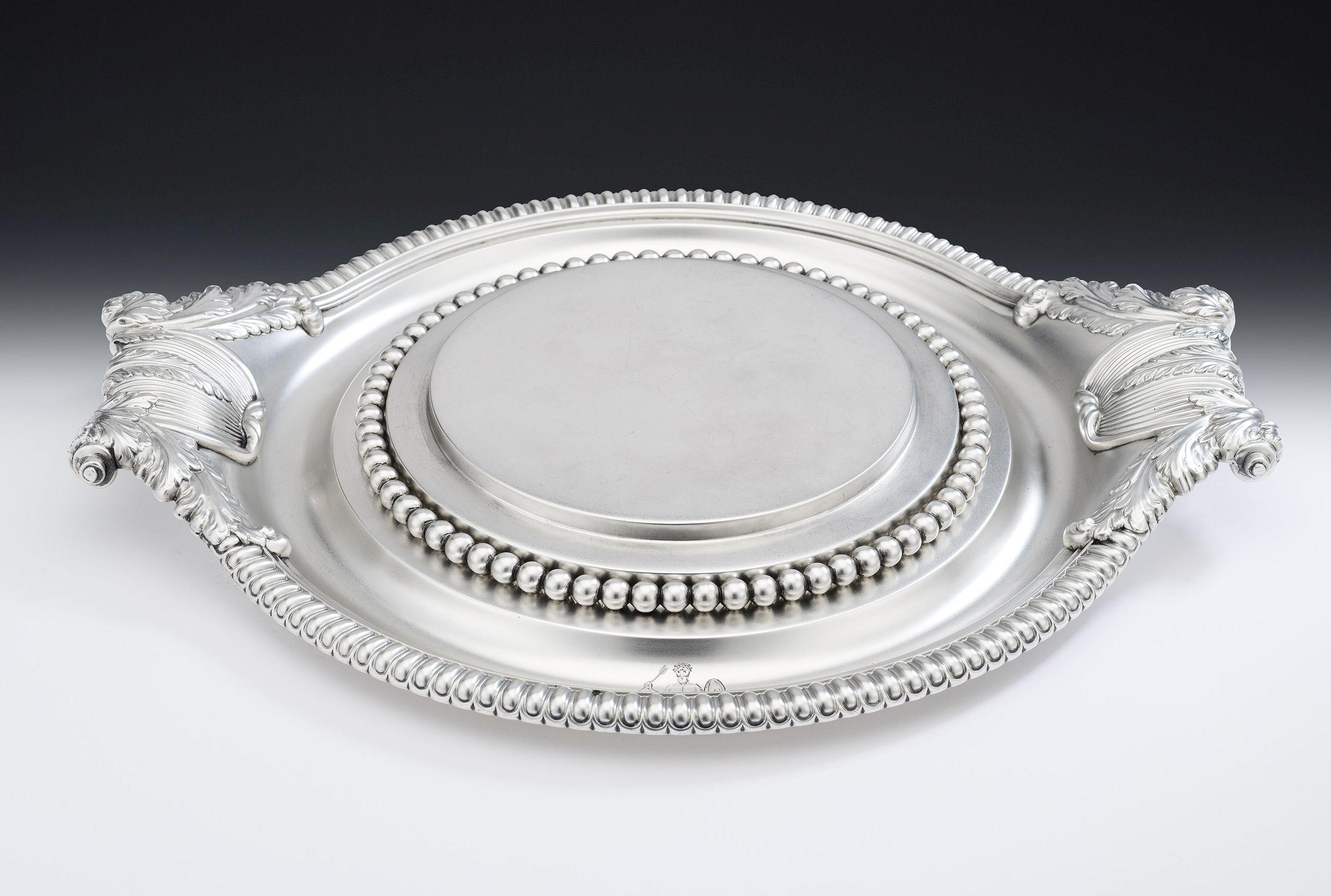 Matthew Boulton, a III Silver Tureen, Cover and Stand