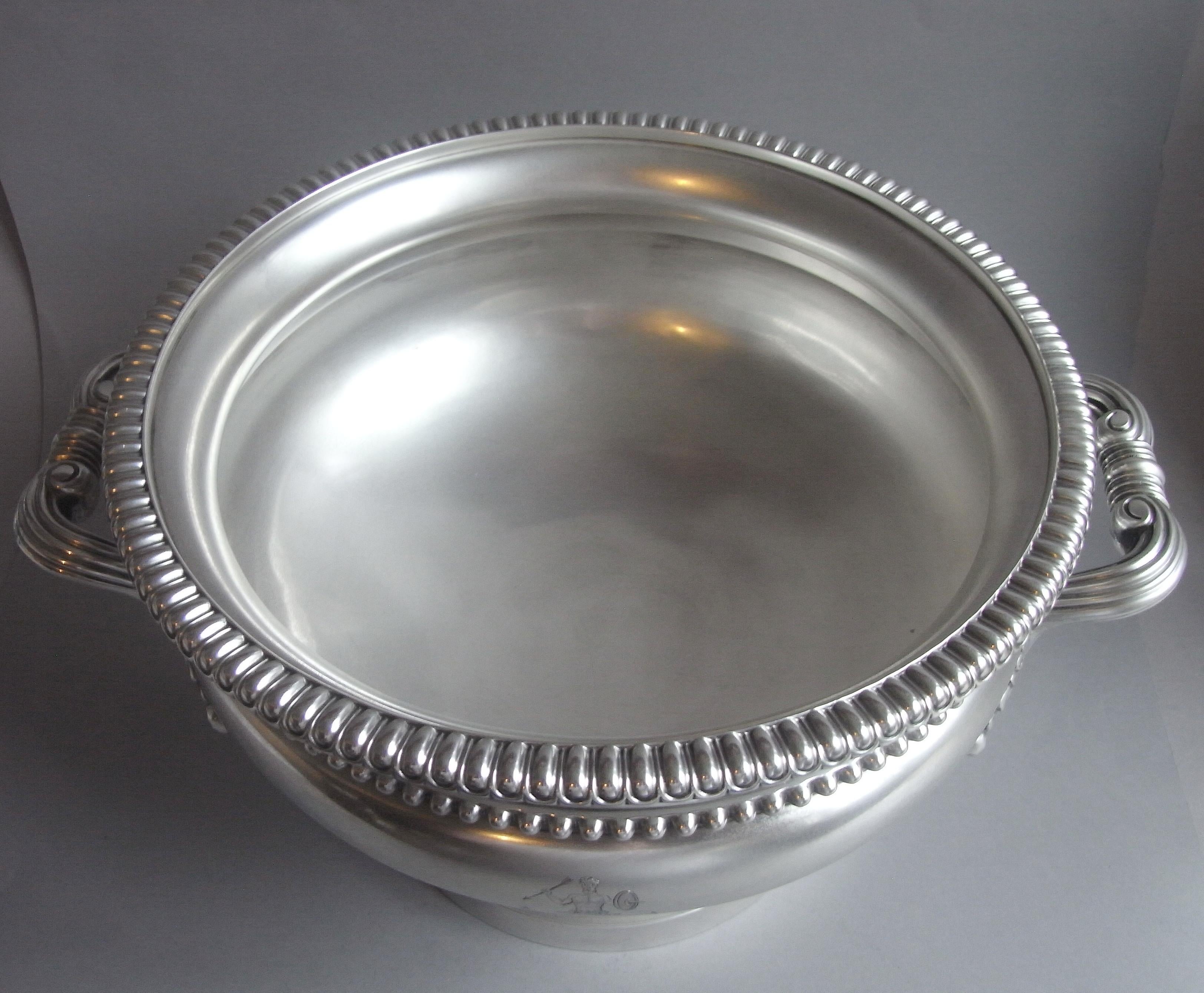 Matthew Boulton, a III Silver Tureen, Cover and Stand