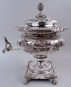 Matthew Boulton English Georgian Regency Sheffield Plate Hot Water Urn