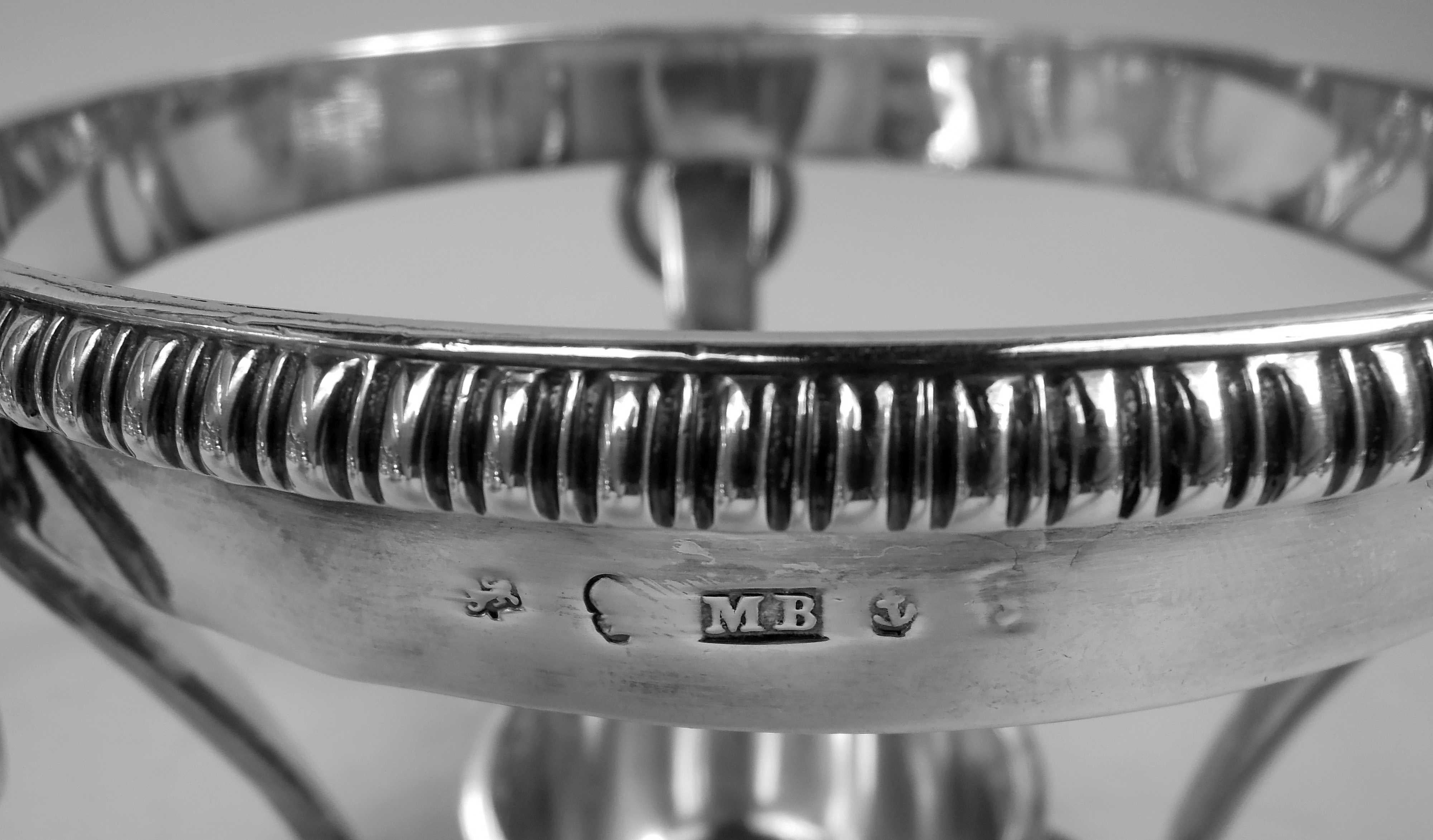 Matthew Boulton English Georgian Sterling Silver Biggin Coffeepot For Sale 5