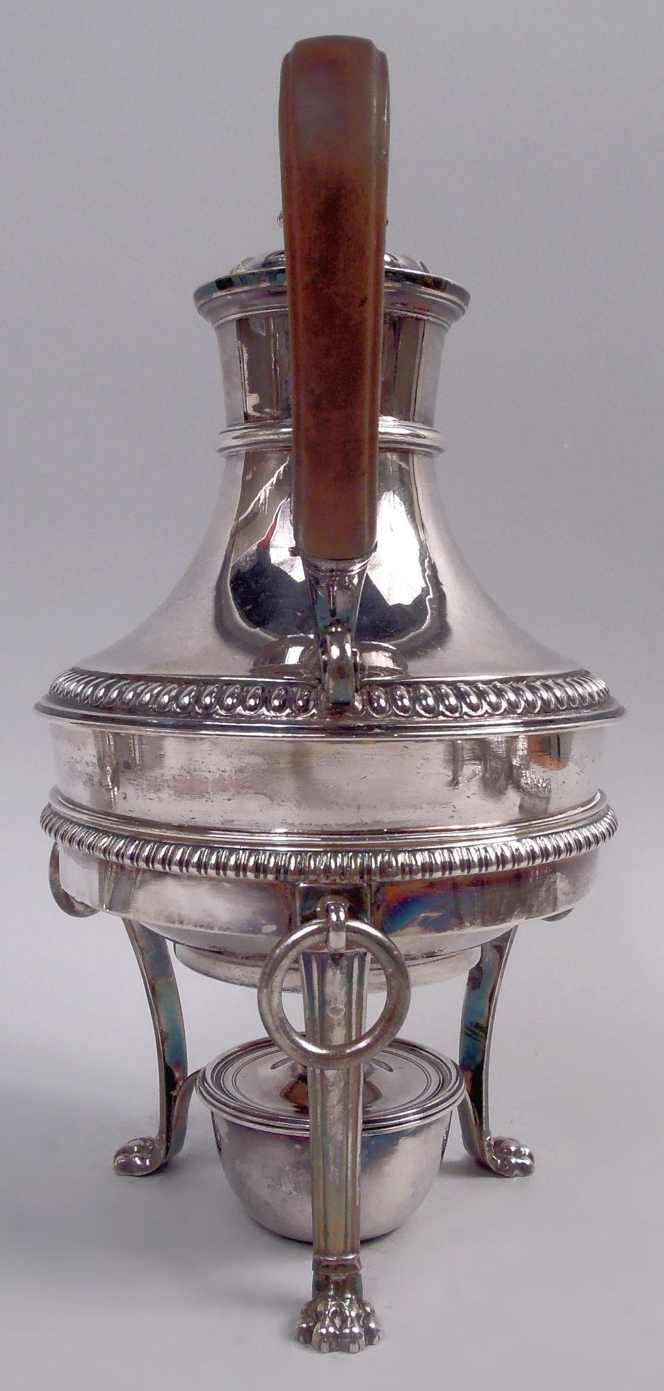 Matthew Boulton English Georgian Sterling Silver Biggin Coffeepot In Good Condition For Sale In New York, NY