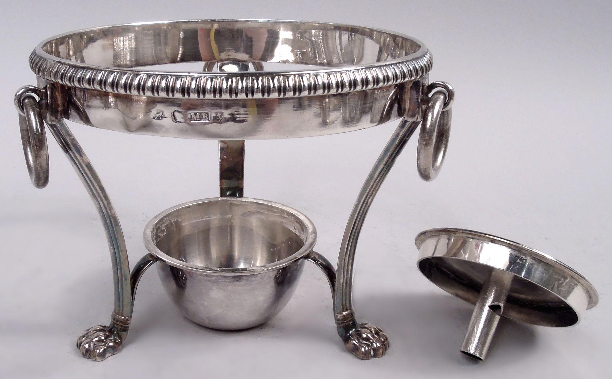 Matthew Boulton English Georgian Sterling Silver Biggin Coffeepot For Sale 3