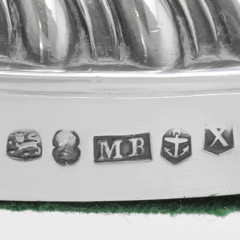 Matthew Boulton, Regency Design Antique Sterling Silver Candlesticks