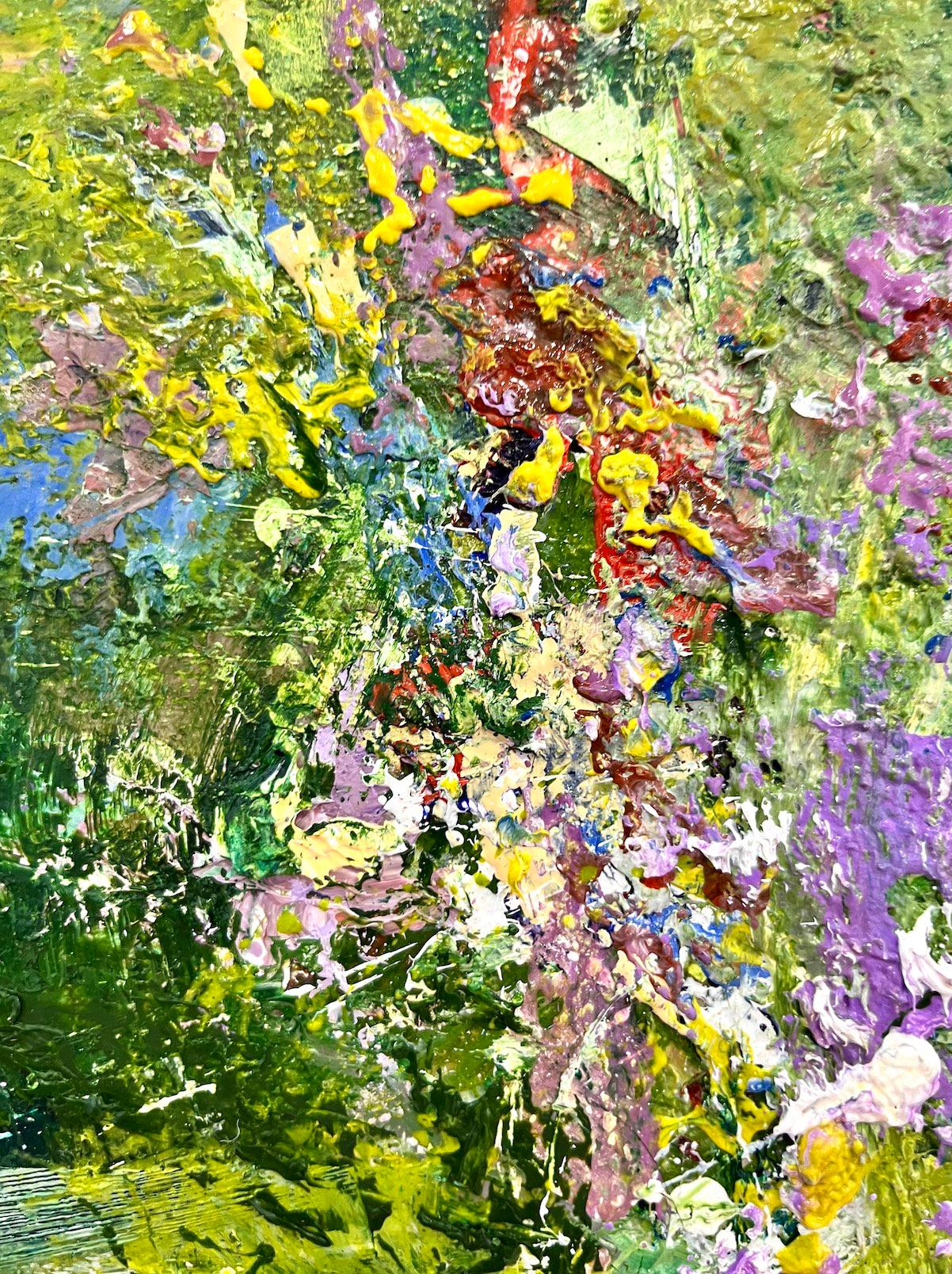 Wild Flowers, Holly And Ivy - Painting by Matthew Bourne 