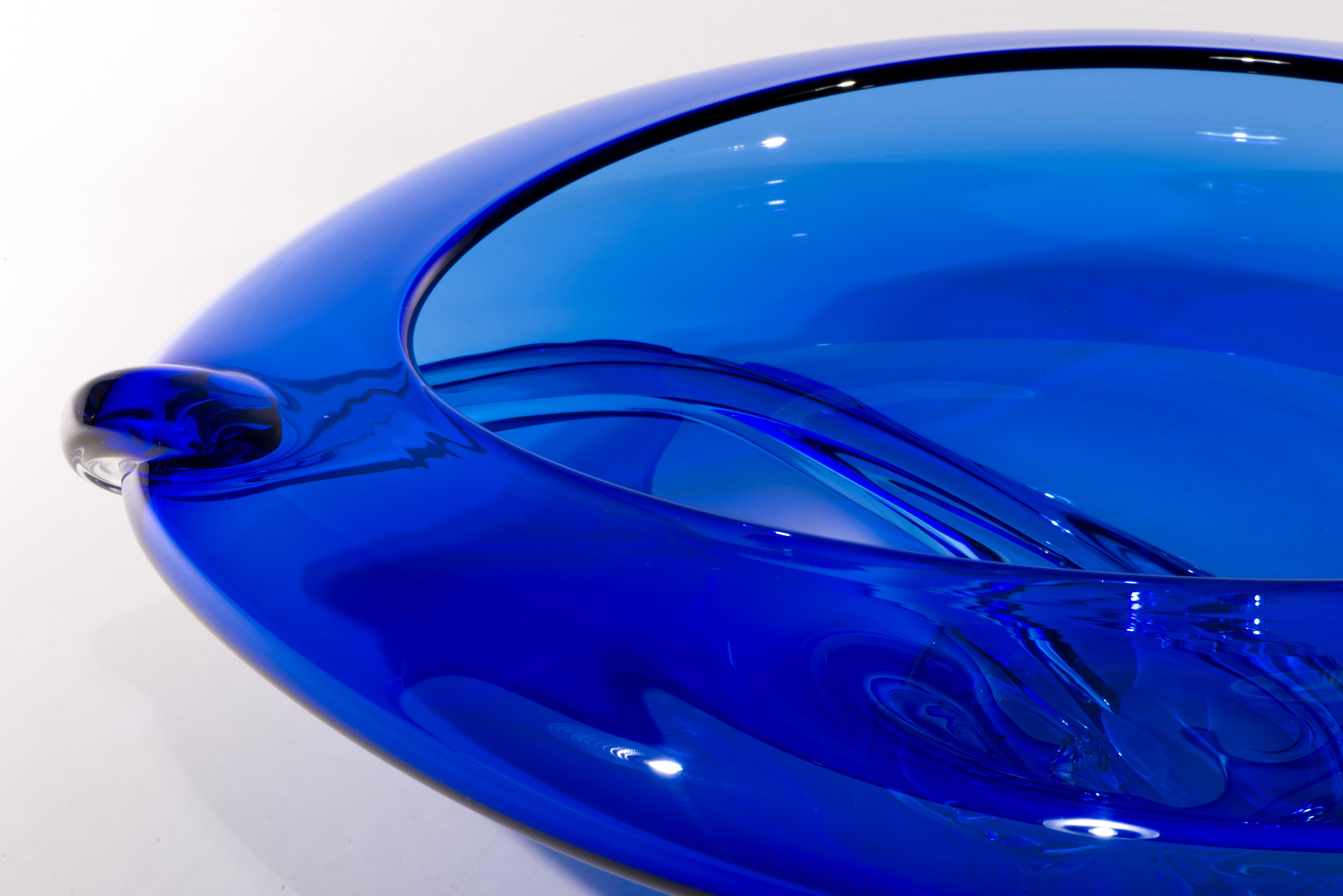 Matthew Buechner para Thames Centro de mesa de cristal, American Studio Glass en venta 2