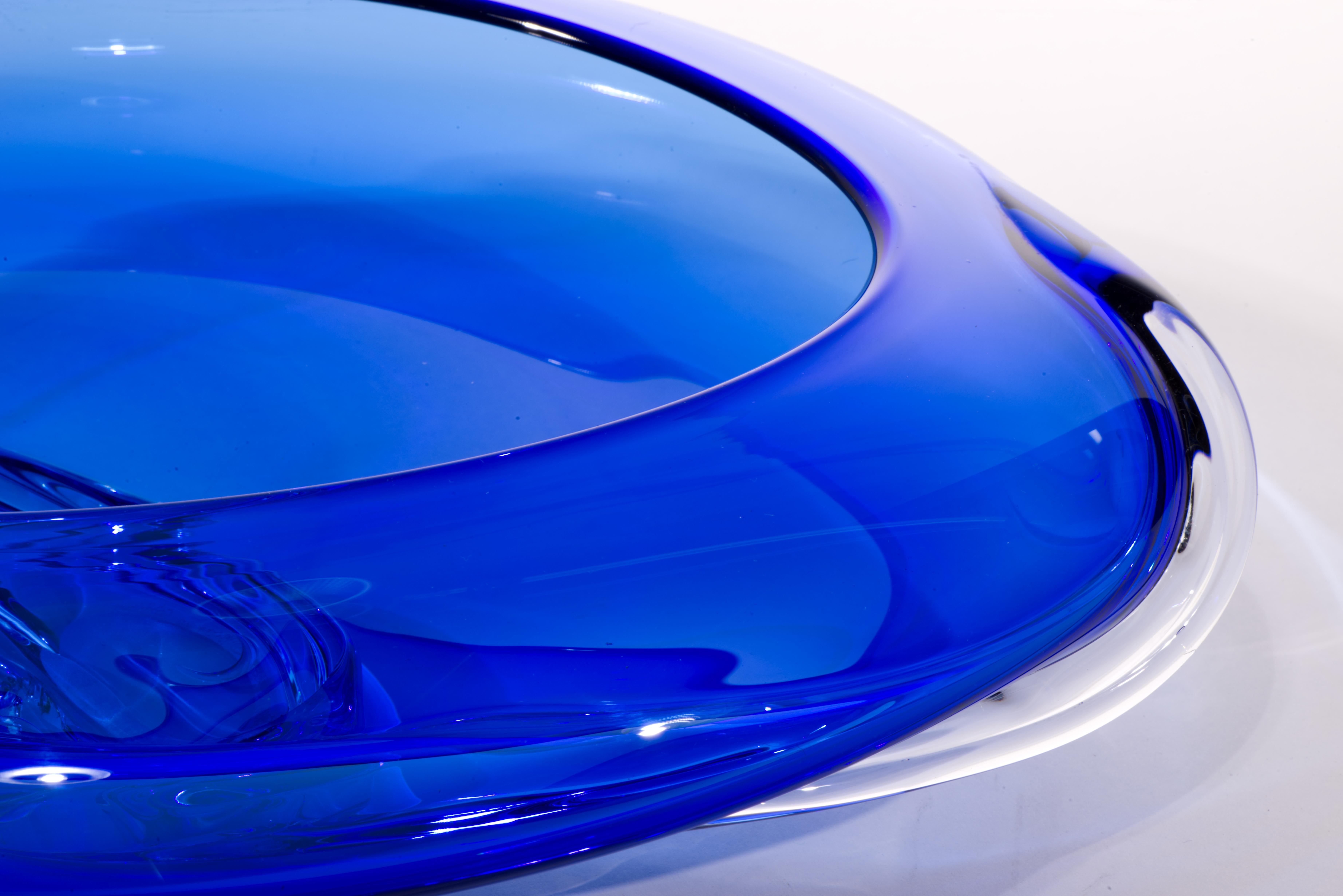 Matthew Buechner para Thames Centro de mesa de cristal, American Studio Glass en venta 3