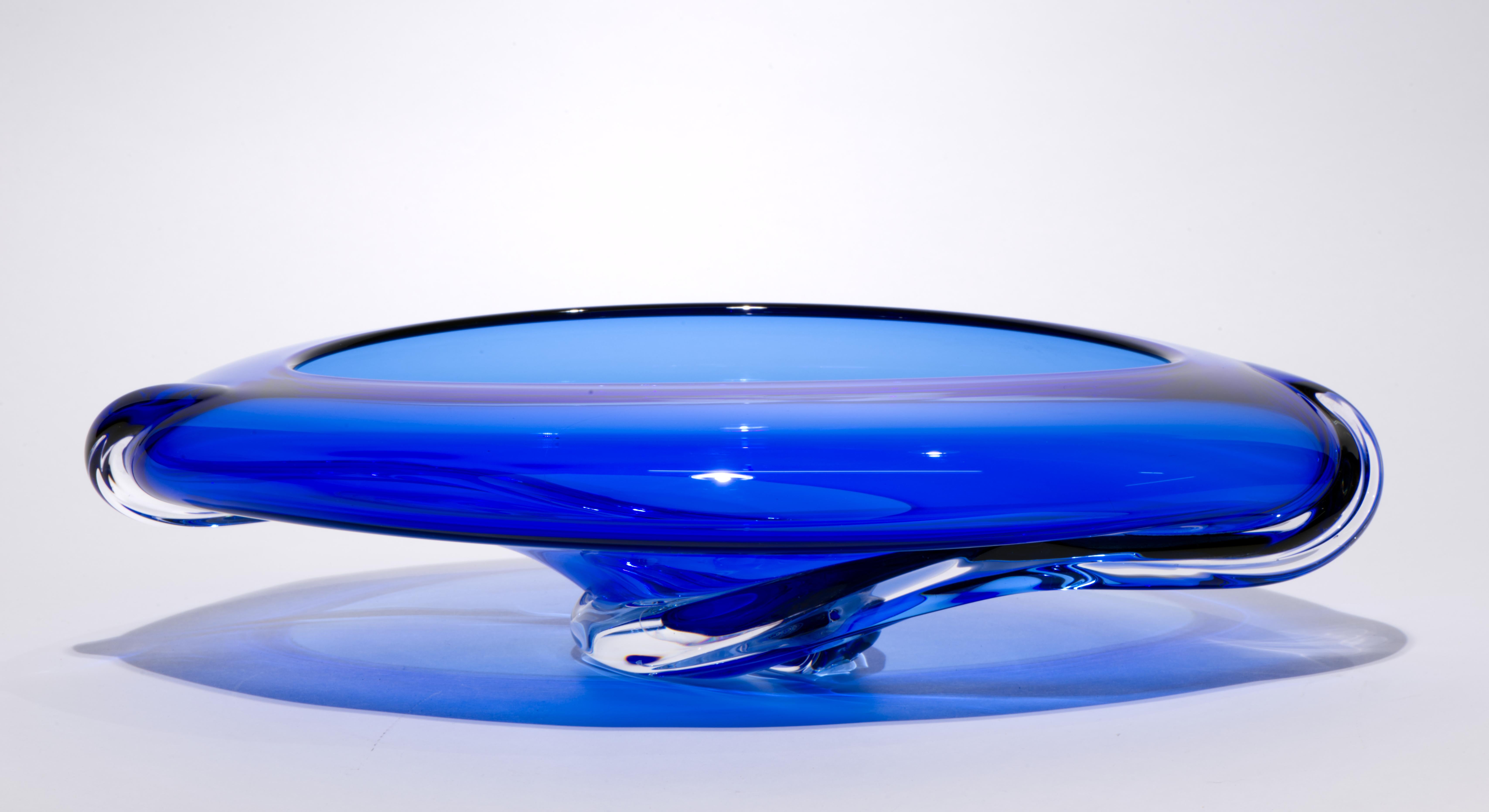 Matthew Buechner para Thames Centro de mesa de cristal, American Studio Glass en venta 5