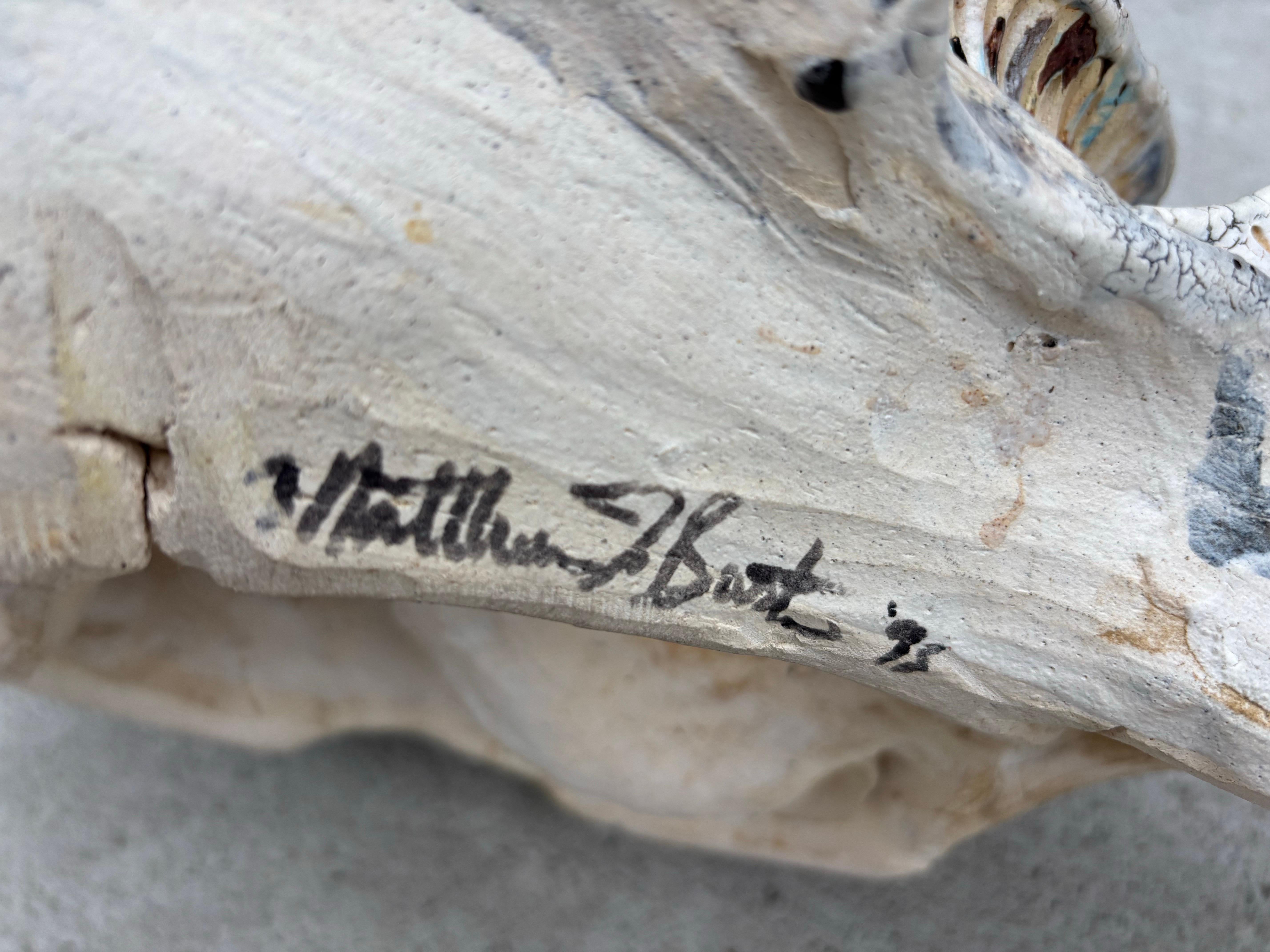 Matthew Burton Ceramic Shell In Good Condition For Sale In Philadelphia, PA