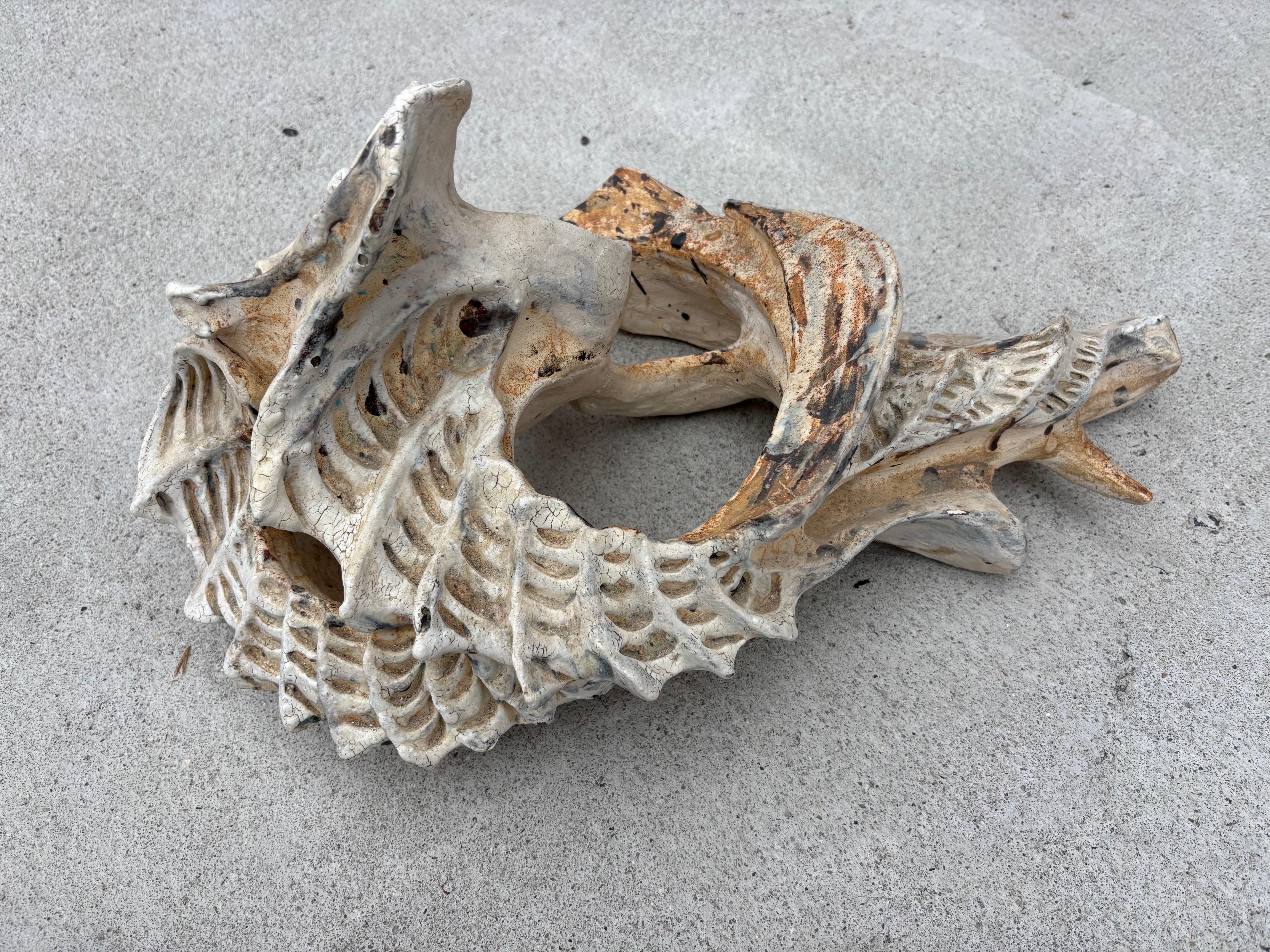 20th Century Matthew Burton Ceramic Shell For Sale