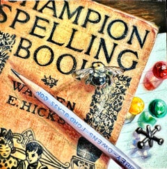 Can You Use It In a Sentence? - Still Life Painting, Bumble Bee, Book & Pencil