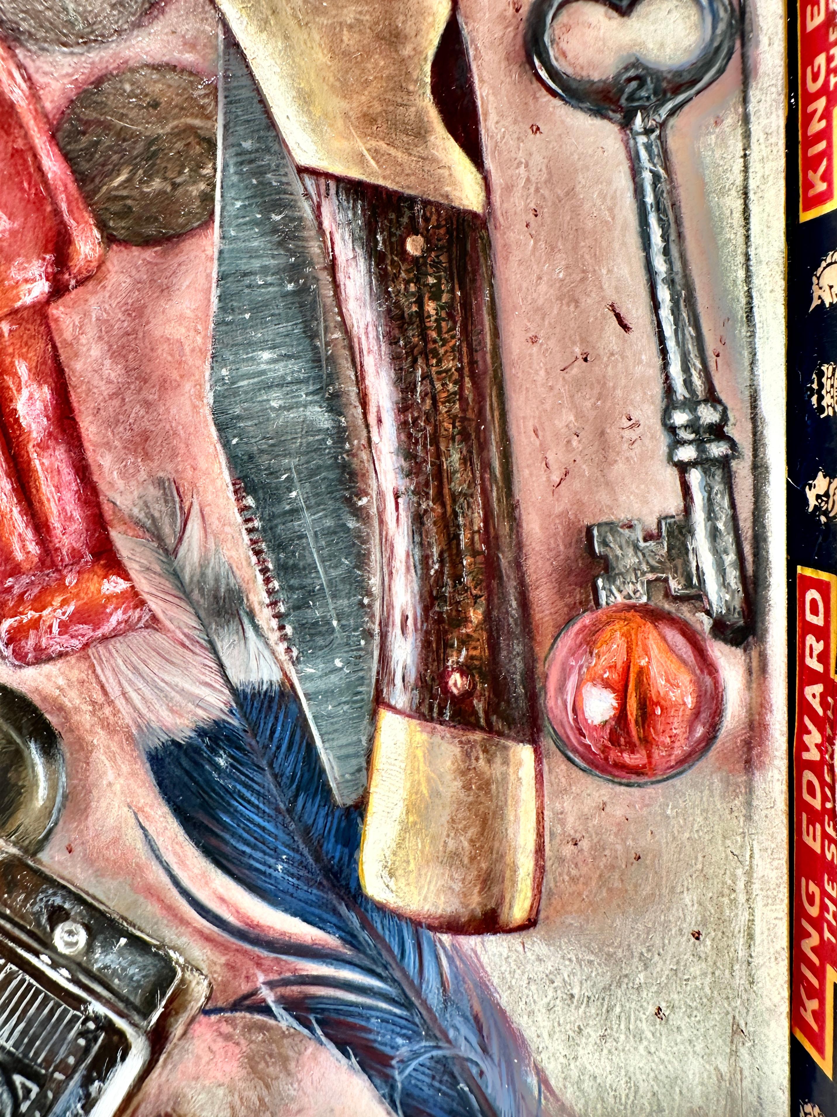 El tesoro de Jem - Pintura de naturaleza muerta dentro de una caja de puros encontrada 2