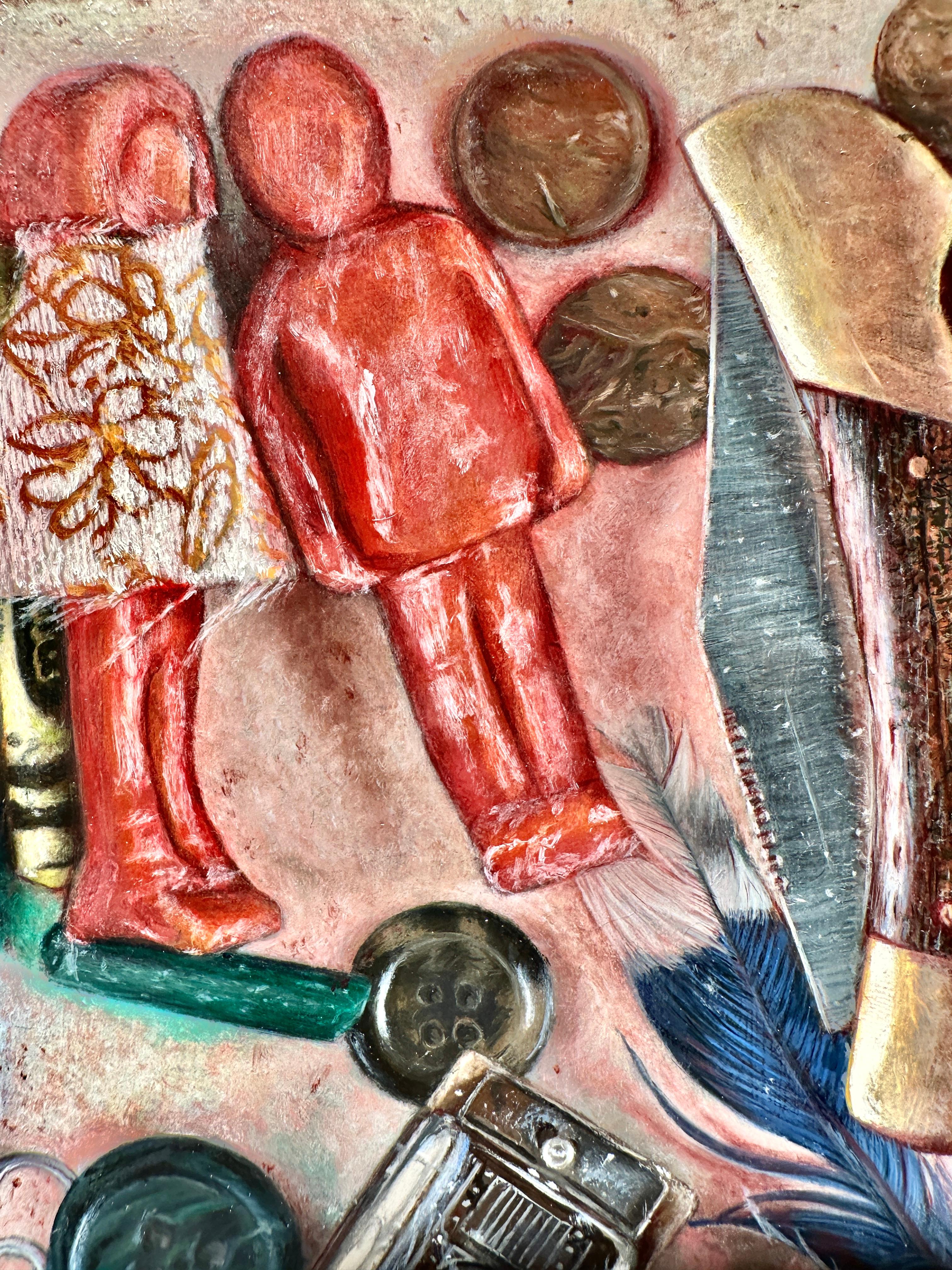 El tesoro de Jem - Pintura de naturaleza muerta dentro de una caja de puros encontrada 3