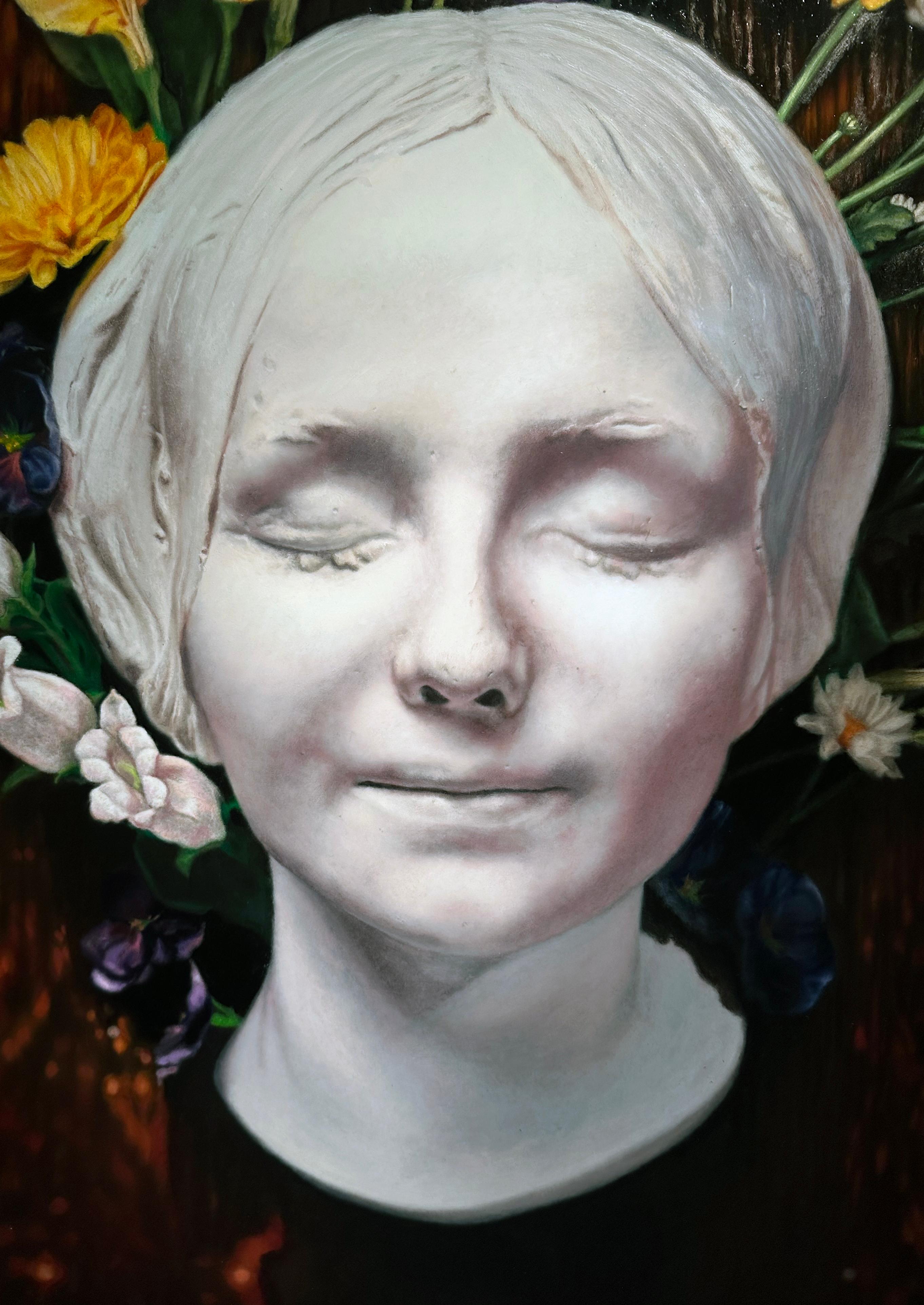 Matthew Cook
Ofelia
Óleo y acrílico sobre aluminio
24 x 24 pulg.
38,25h x 38,25w x 1d in (enmarcado)
97,16h x 97,16w x 2,54d cm
MLC021

Bio: 
Matthew Cook es un pintor realista nacido en Toledo, Ohio. Conocido sobre todo por sus detallados retratos