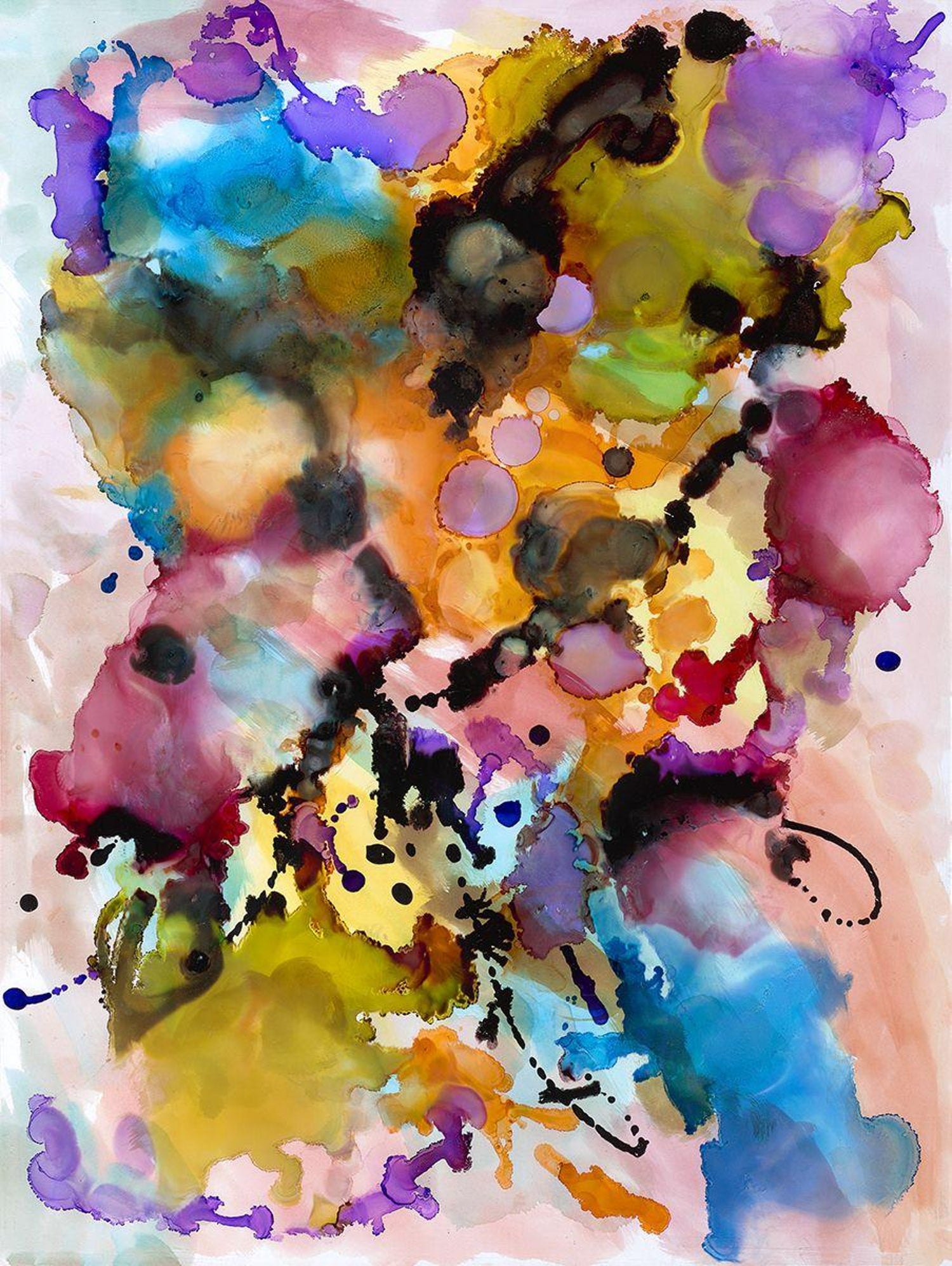 Matthew Corey Cotton Candy Daydream Painting Acrylic On Other