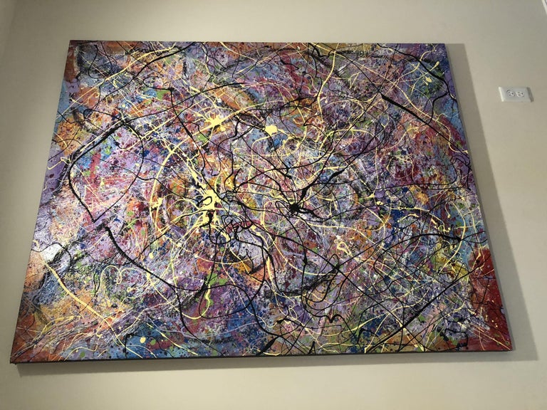 Matthew Corey Indian Summer Painting Acrylic On Canvas For