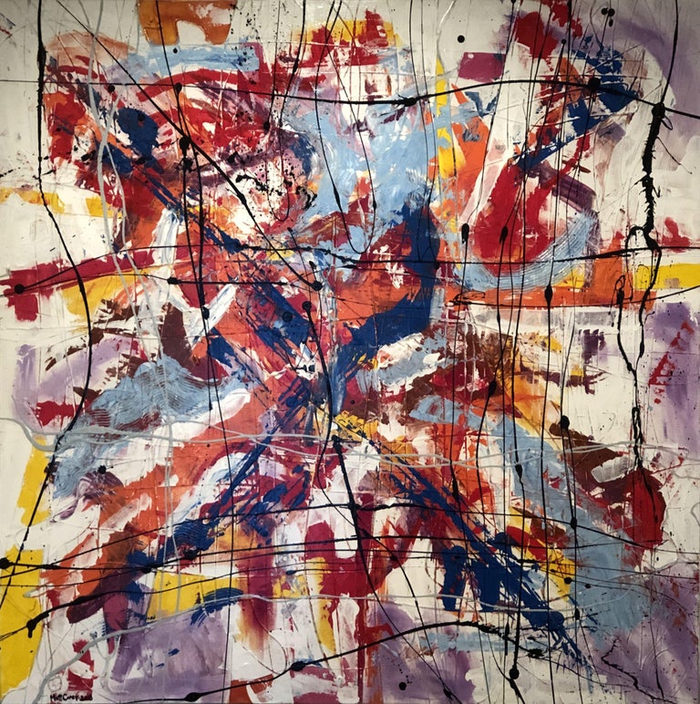 Matthew Corey South Beach Painting Acrylic On Canvas For Sale