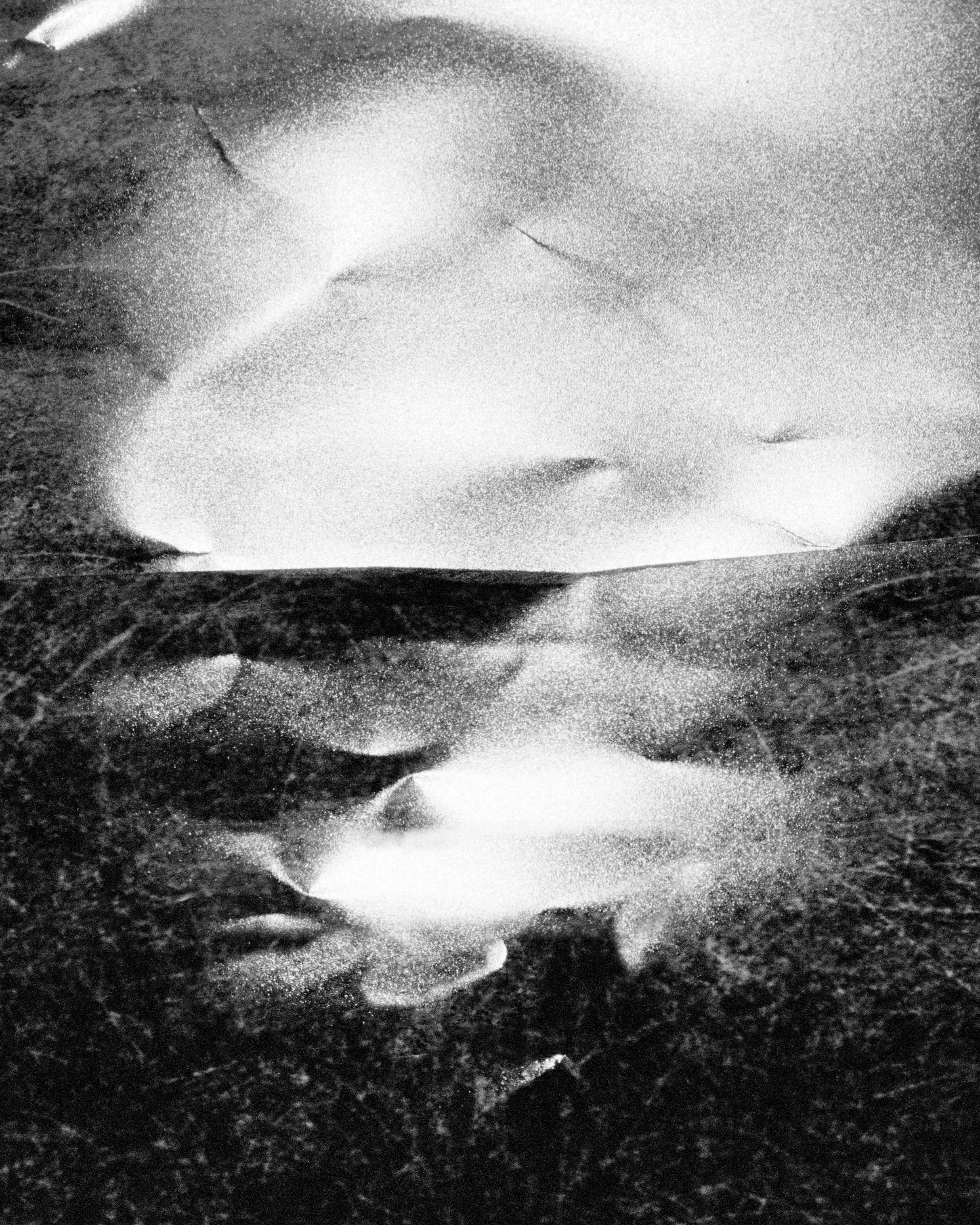 Cloud/Shimmer, 2018; Black and White Photography; Landscape; 24 x 30 Inches For Sale 2