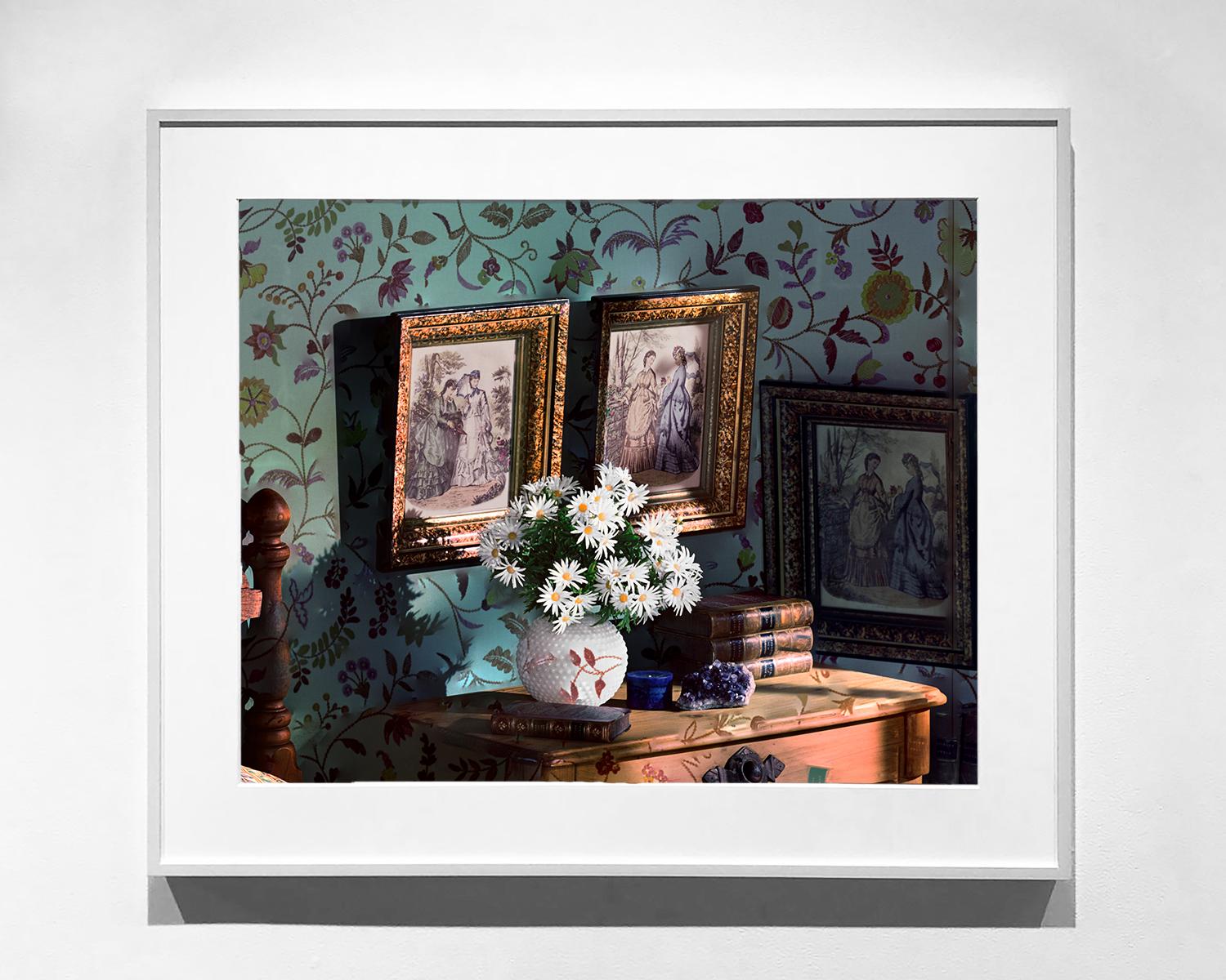 Dwelling #8, 2019; Contemporary Color Photography; Flowers; 40 x 50 Inches  - Black Still-Life Photograph by Matthew Cronin