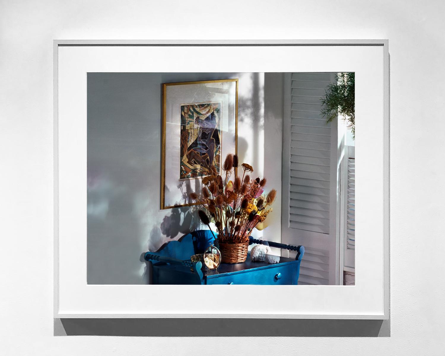 Dwelling #9, 2019; Contemporary Color Photography; Flowers; 60 x 75 Inches  - Gray Still-Life Photograph by Matthew Cronin