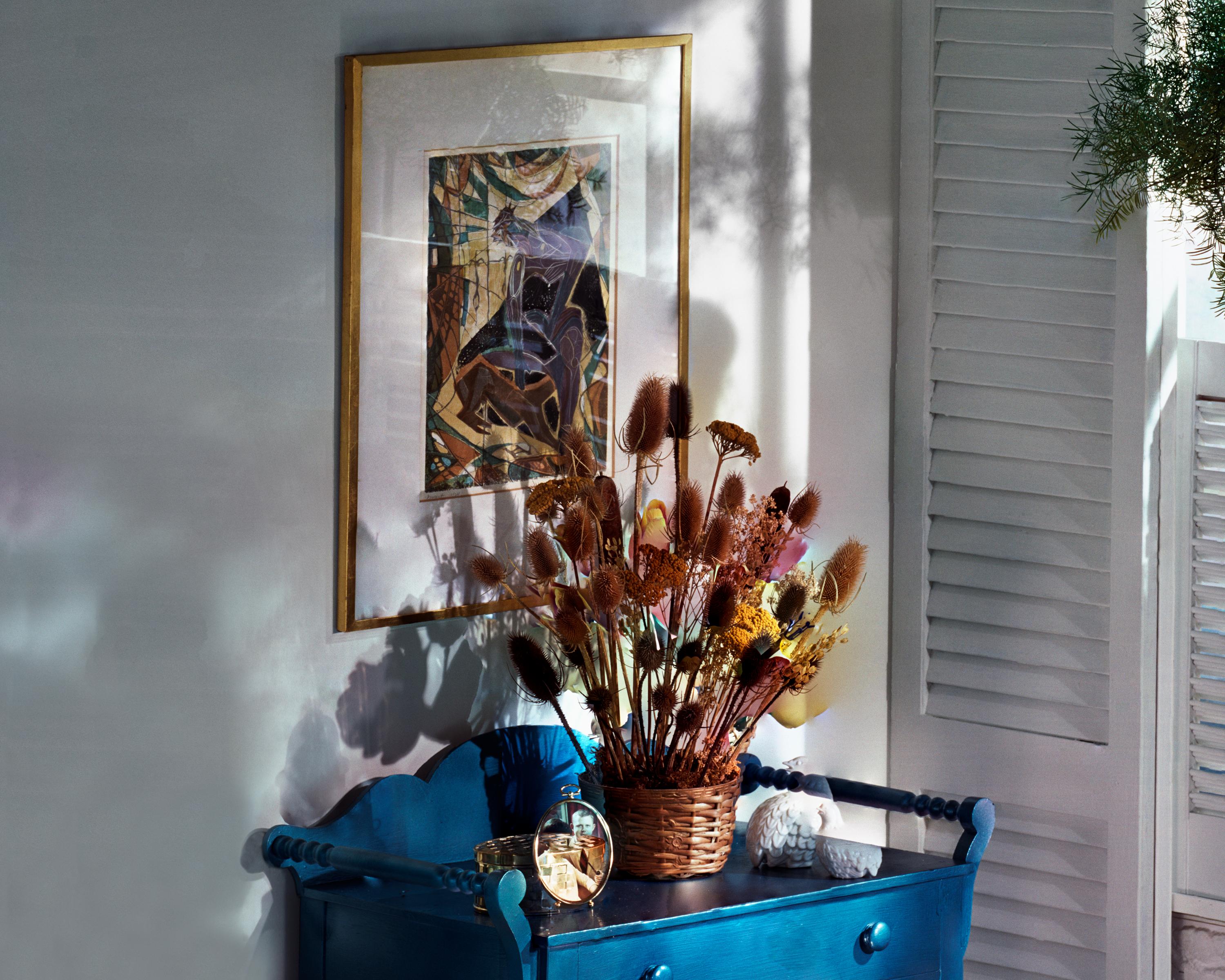 Matthew Cronin Still-Life Photograph - Dwelling #9, 2019; Contemporary Color Photography; Flowers; 60 x 75 Inches 