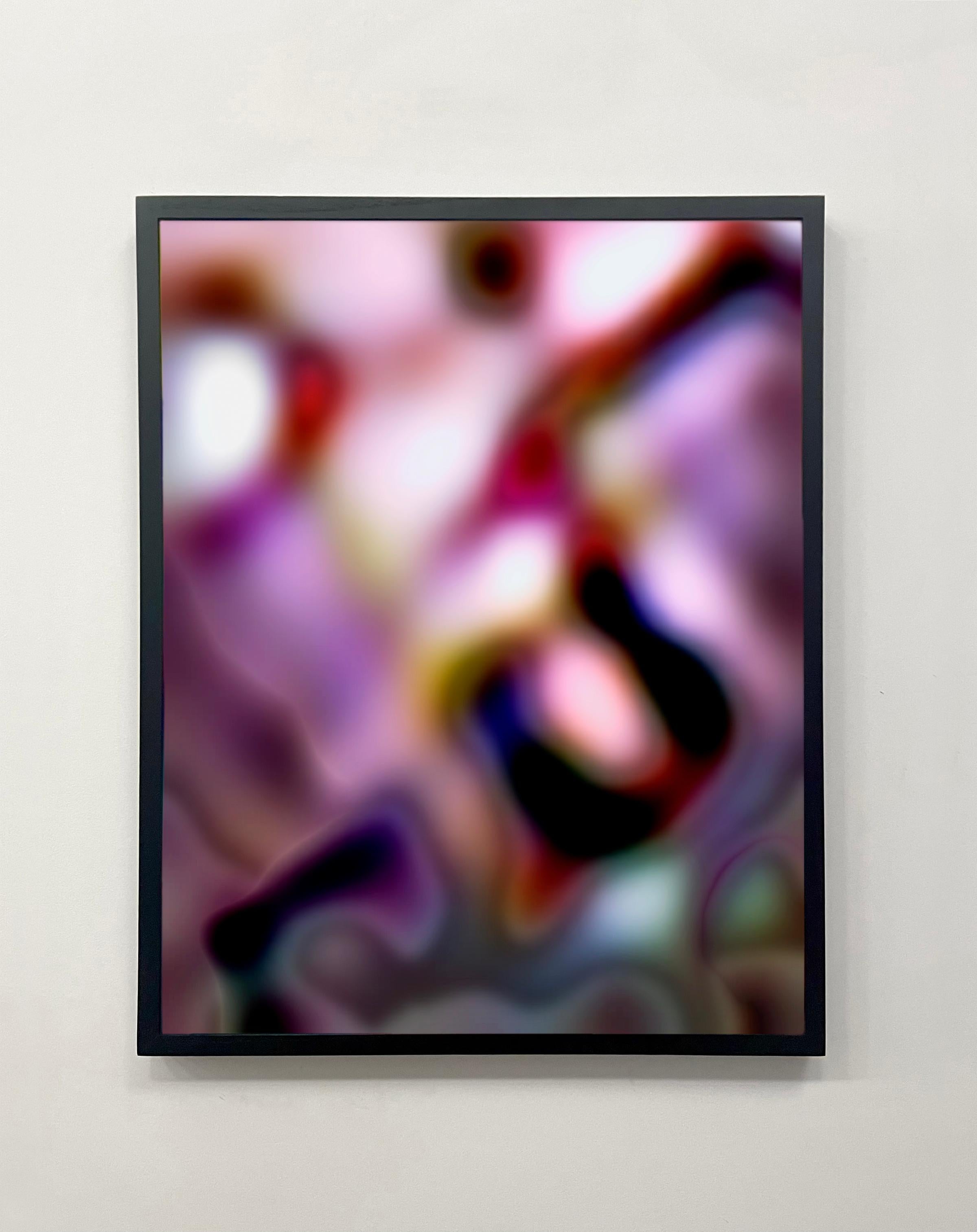 Each: Another, 2022; Abstract Color Photography; 30 x 24 Inch Framed Print - Black Abstract Photograph by Matthew Cronin