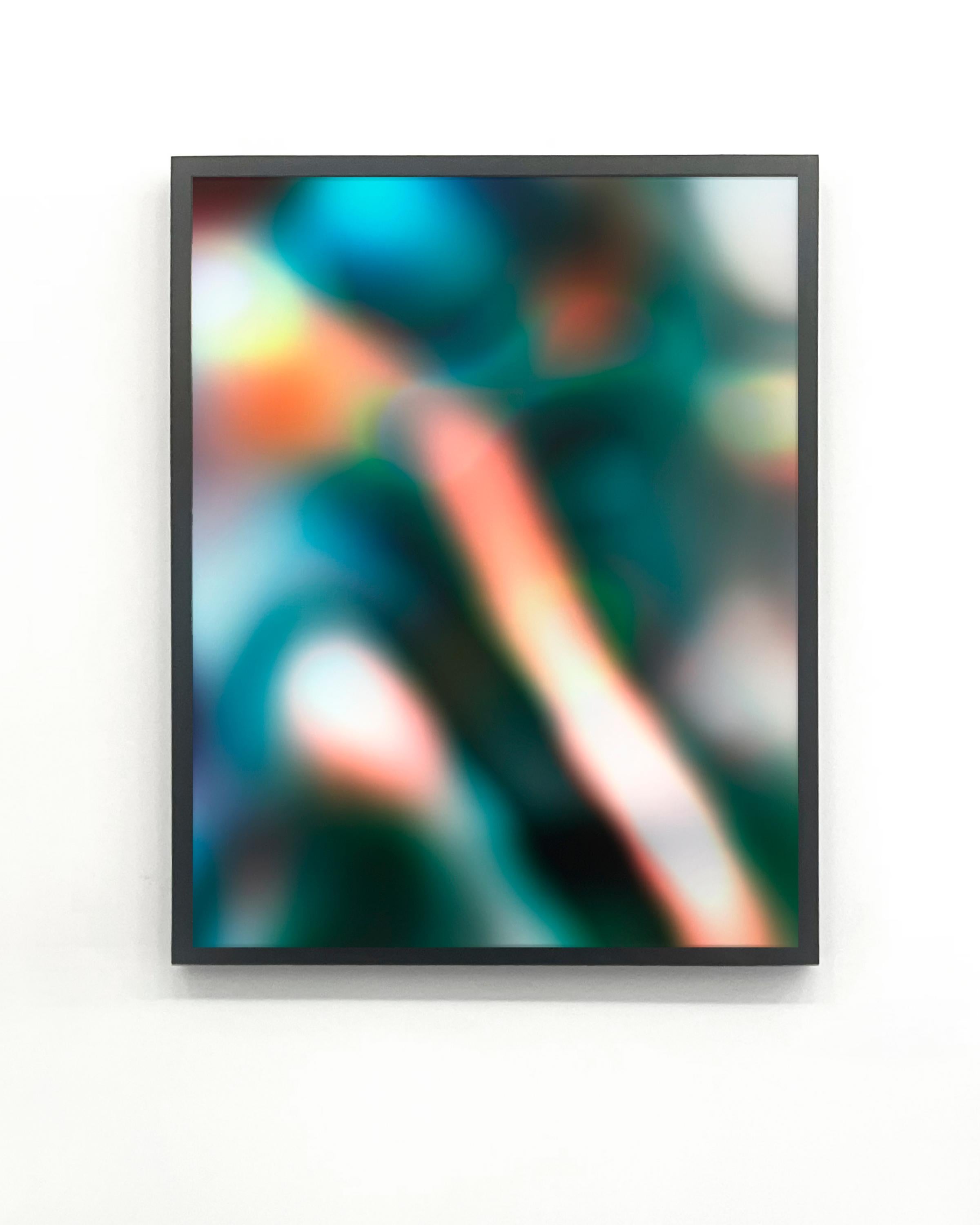 Failure of Endings, 2022; Abstract Color Photography; 30 x 24 Inches - Blue Abstract Photograph by Matthew Cronin