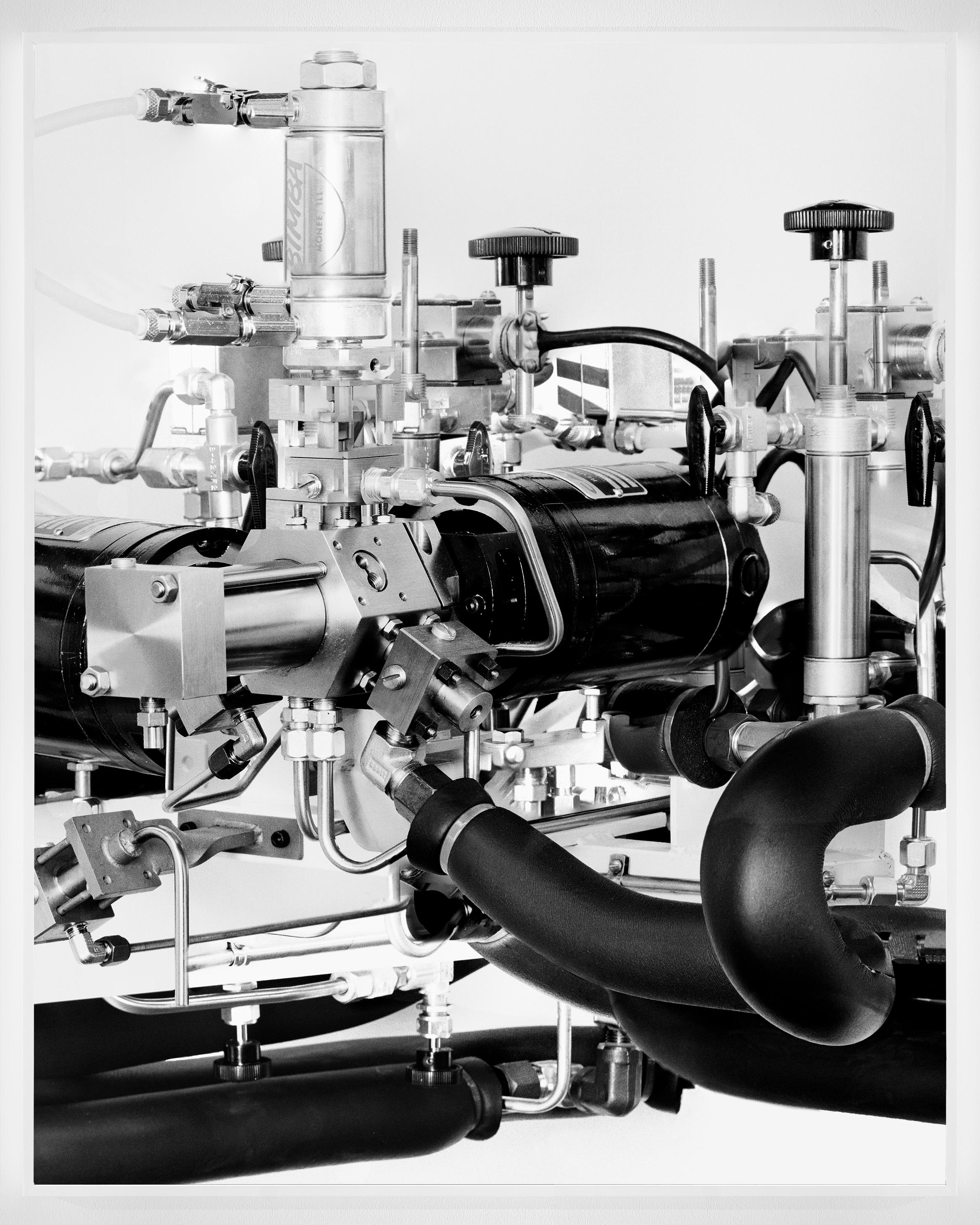 New Technic #1 ; Black and White Photography; Machines; 30 x 24 Inches For Sale 1