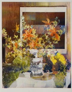 Dwelling #11, Four Color Risograph Print, Contemporary Still-life, 2023