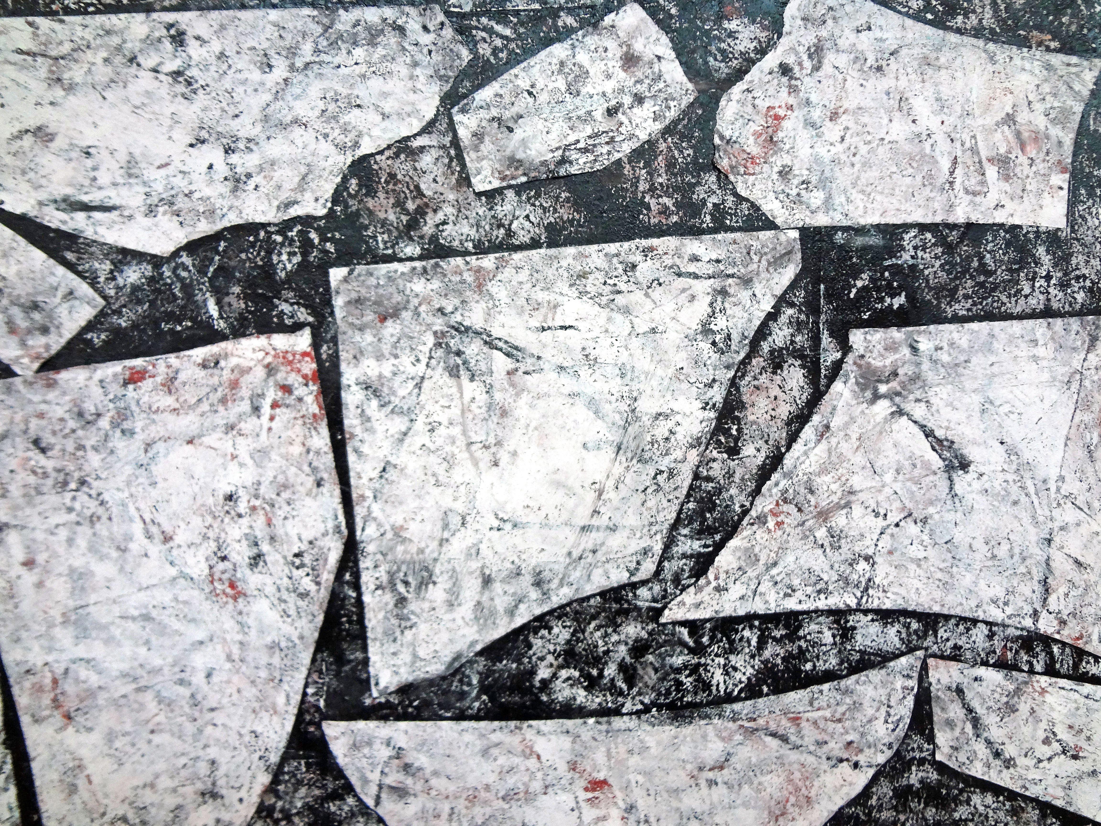 Mes peintures ont une histoire à raconter, bien qu'elle ne se trouve pas dans chaque pièce, mais dans le processus de l'expressionnisme abstrait. En tant qu'artiste, je pense à l'échelle, à l'unité et à la couleur. Je n'essaie pas de faire des
