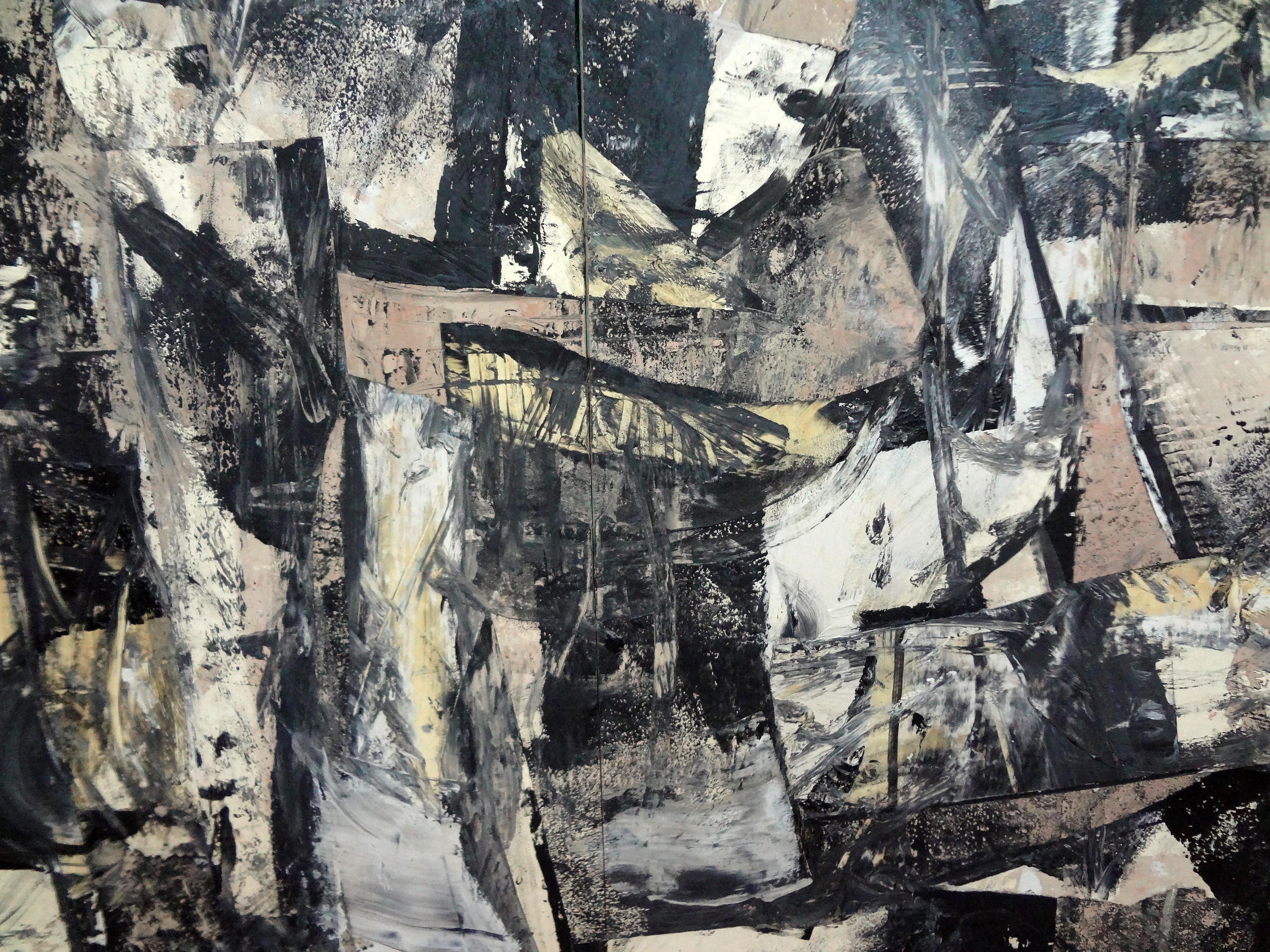 Successful Raid, Mixed Media on Canvas For Sale 1