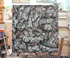 Schema vacante, tecnica mista su tela