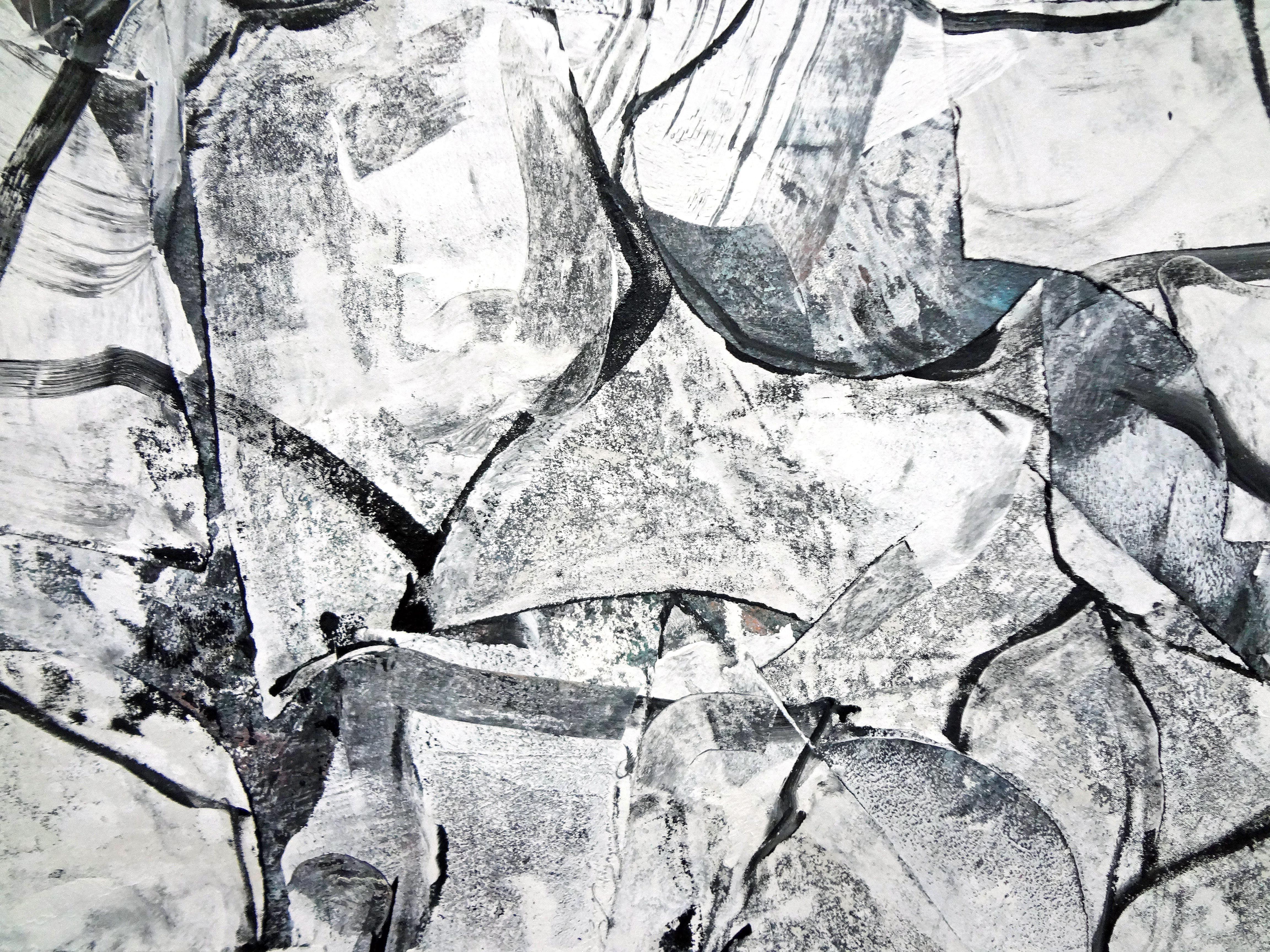Mente corazzata, Pittura, Olio su tela - Painting Espressionismo astratto di Matthew Dibble