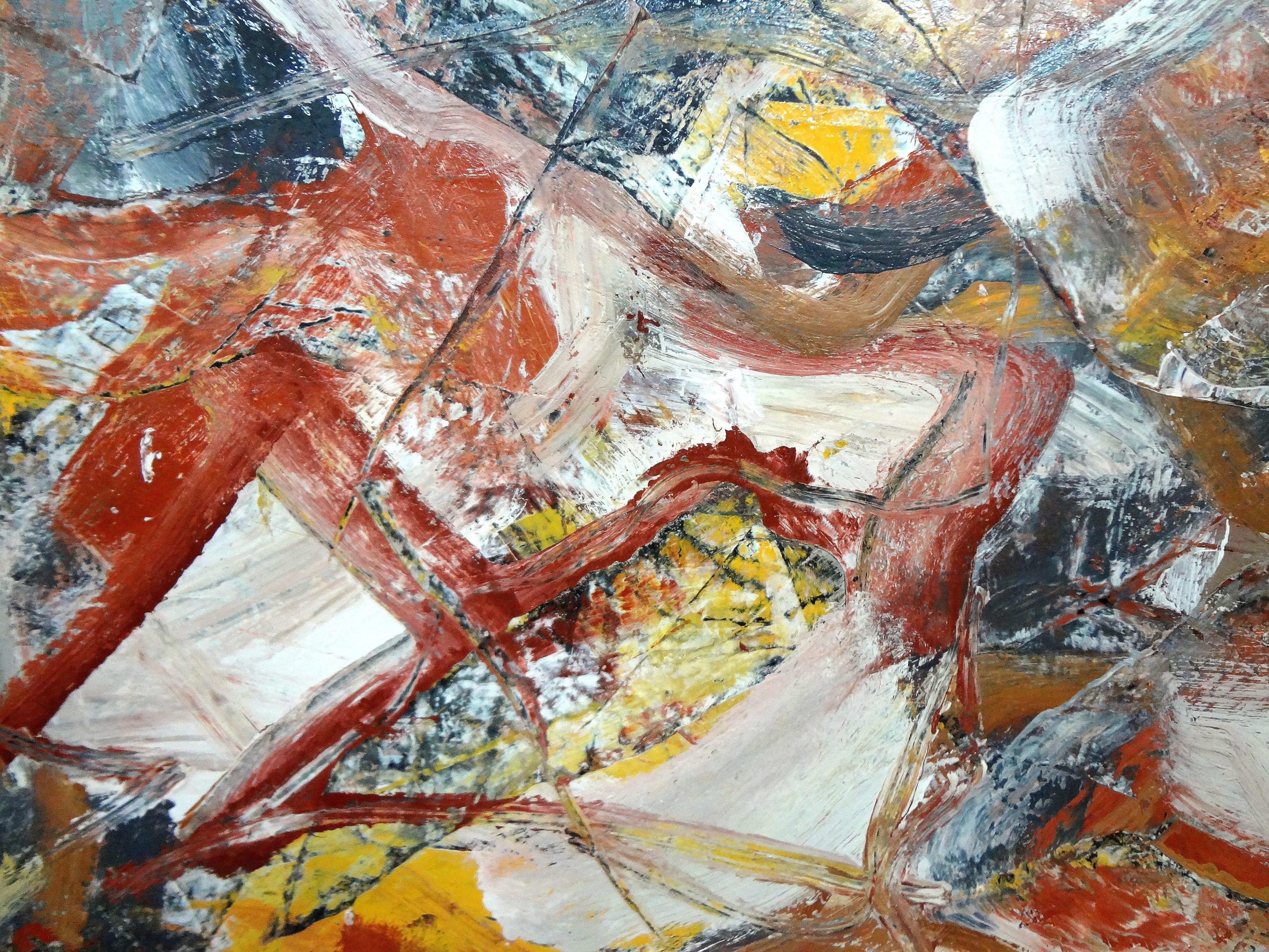 migratory Etiquette, Gemälde, Öl auf Leinwand (Abstrakter Expressionismus), Painting, von Matthew Dibble