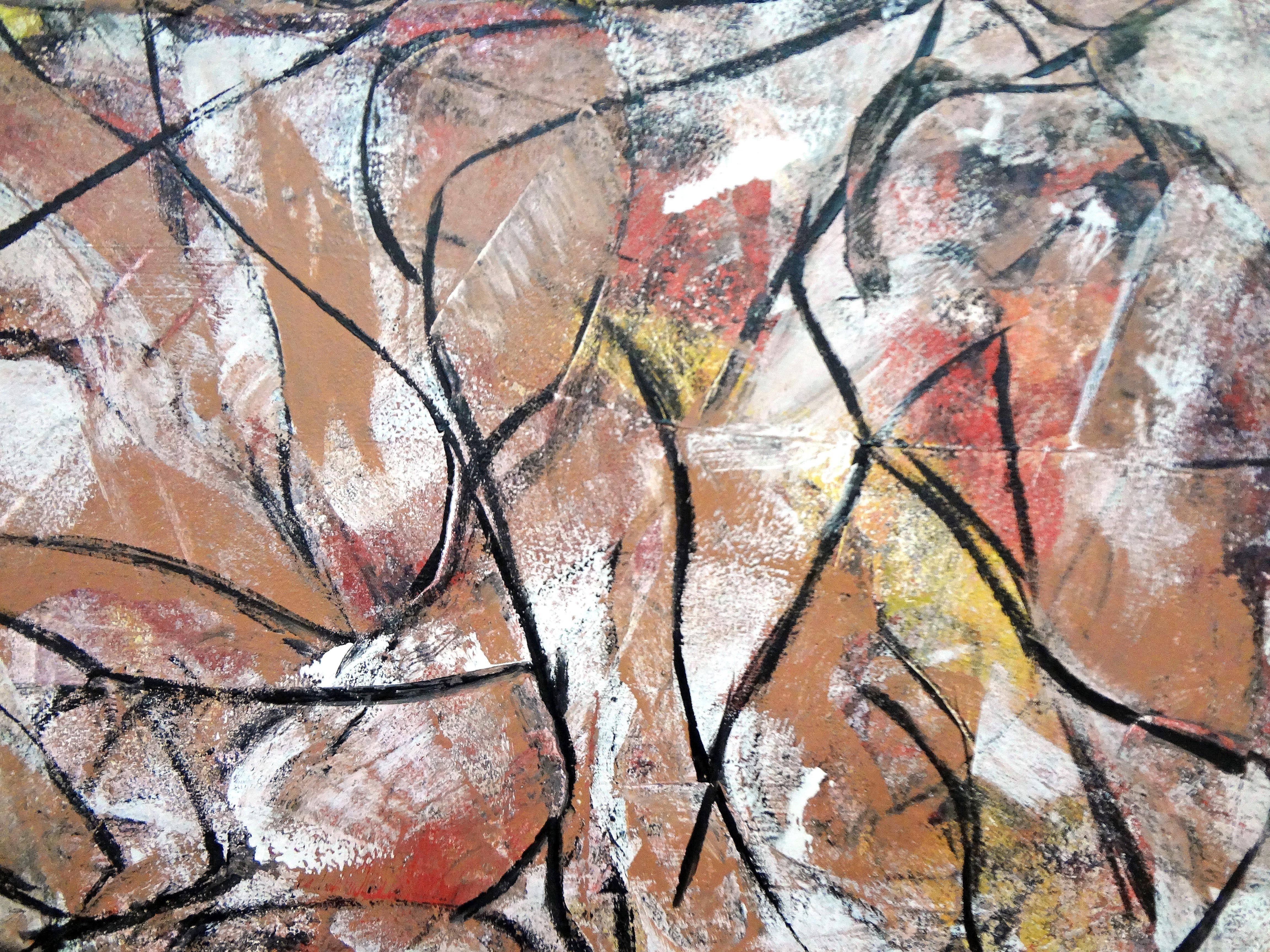 Strong Tea, Gemälde, Öl auf Leinwand (Abstrakt), Painting, von Matthew Dibble