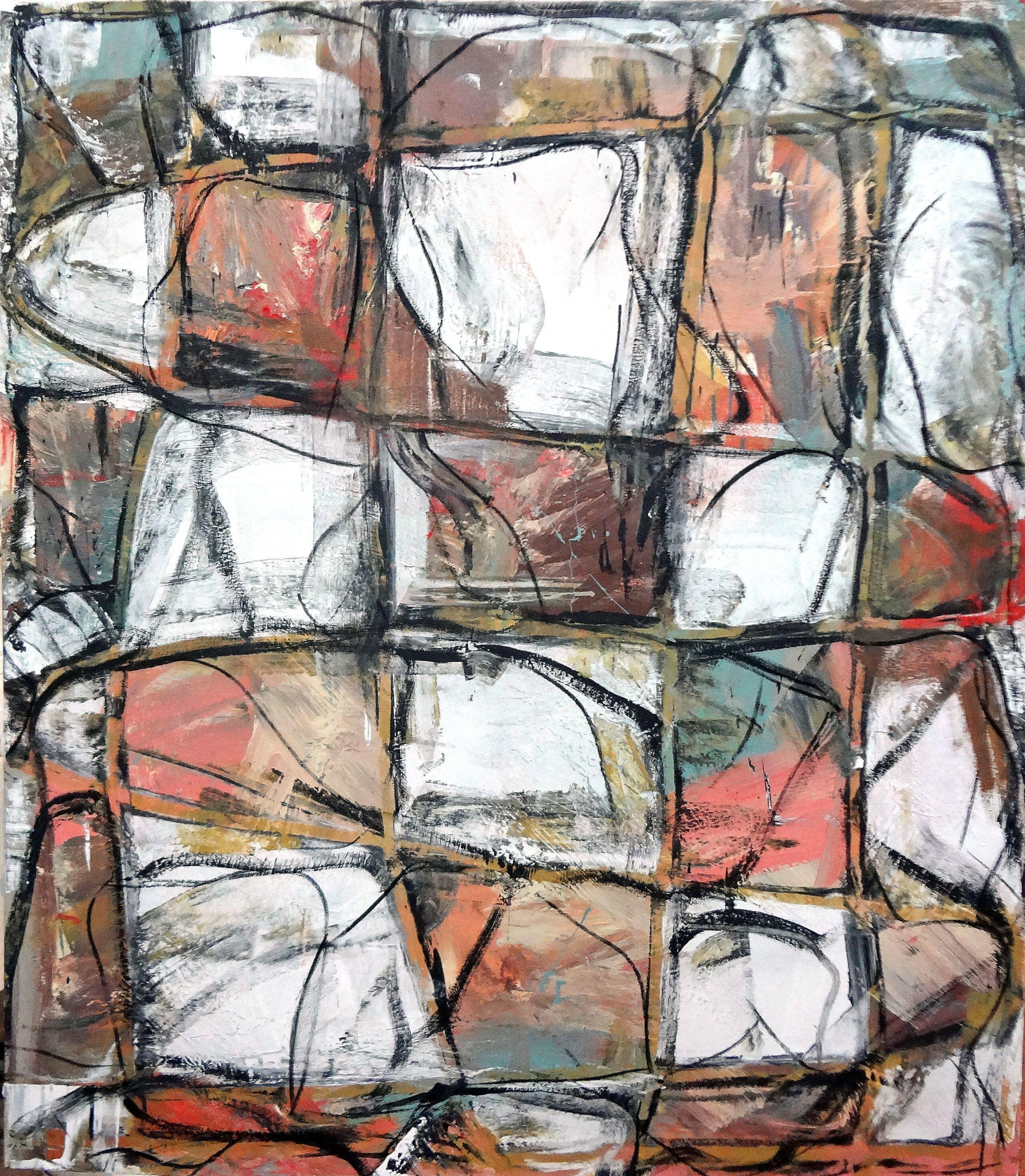 Brutti Stradisti, Pittura, Olio su tela - Painting di Matthew Dibble