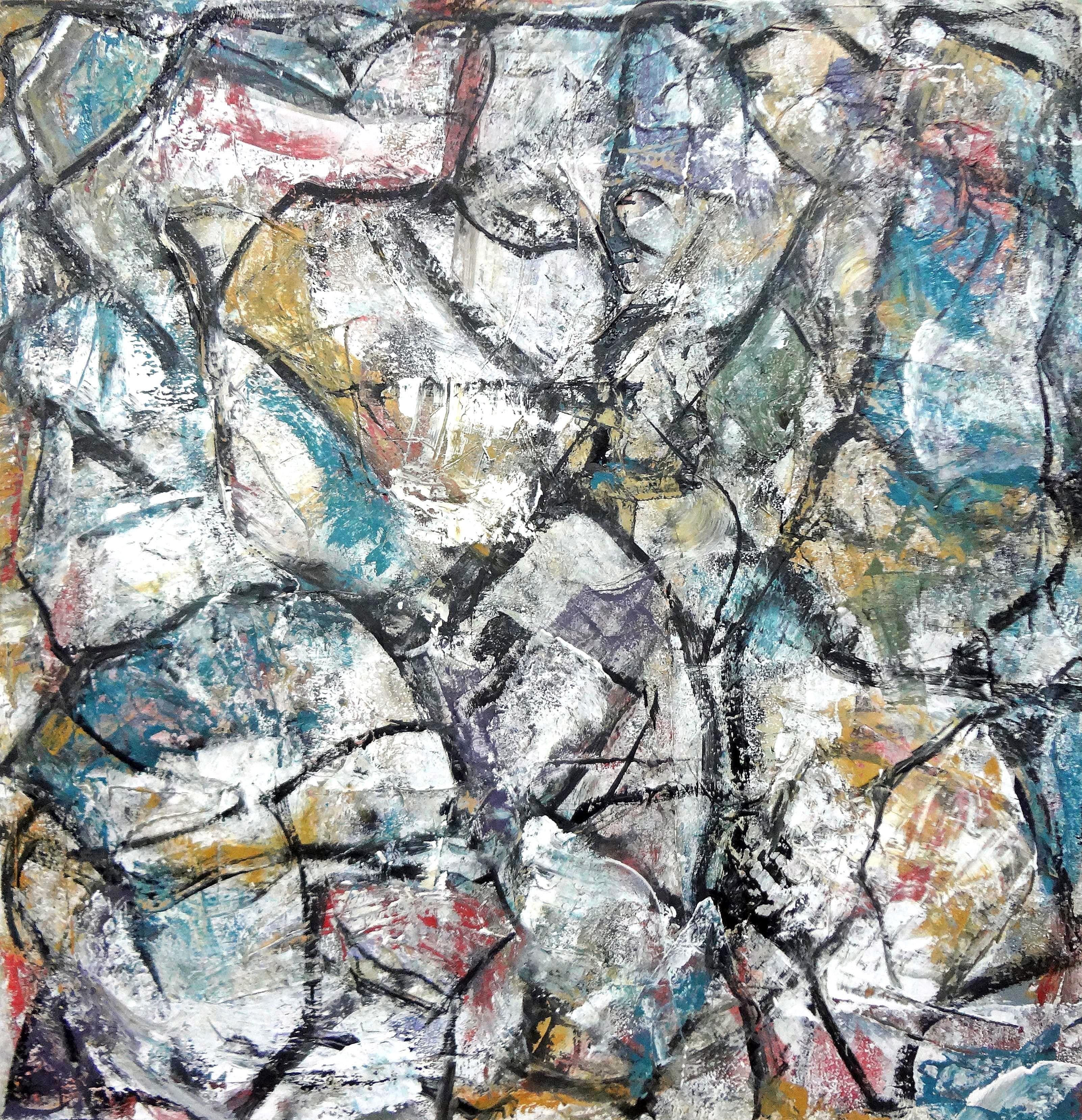 Vena innaturale, Pittura, Olio su tela - Painting di Matthew Dibble